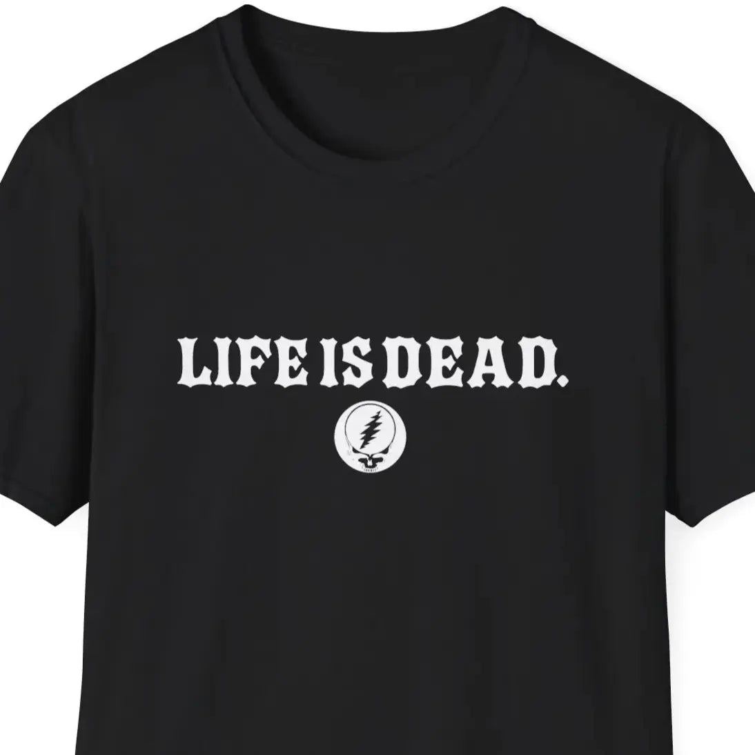 Life is Dead Two-Sided Print Grateful Dead T-Shirt Shreddin' Jerry