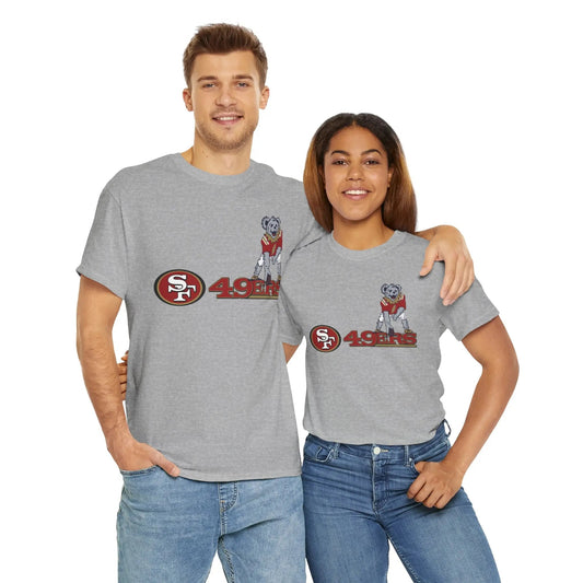 San Francisco 49ers Dancing Bear Grateful Dead T-Shirt The Gridiron Collection