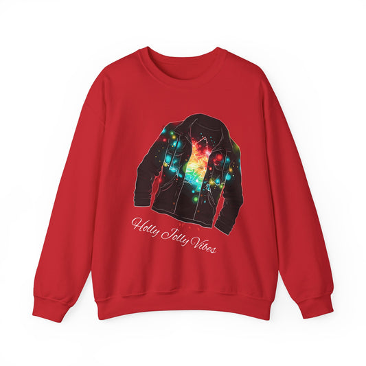 Holly Jolly Vibes Christmas Shirt Unisex Sweatshirt Gildan