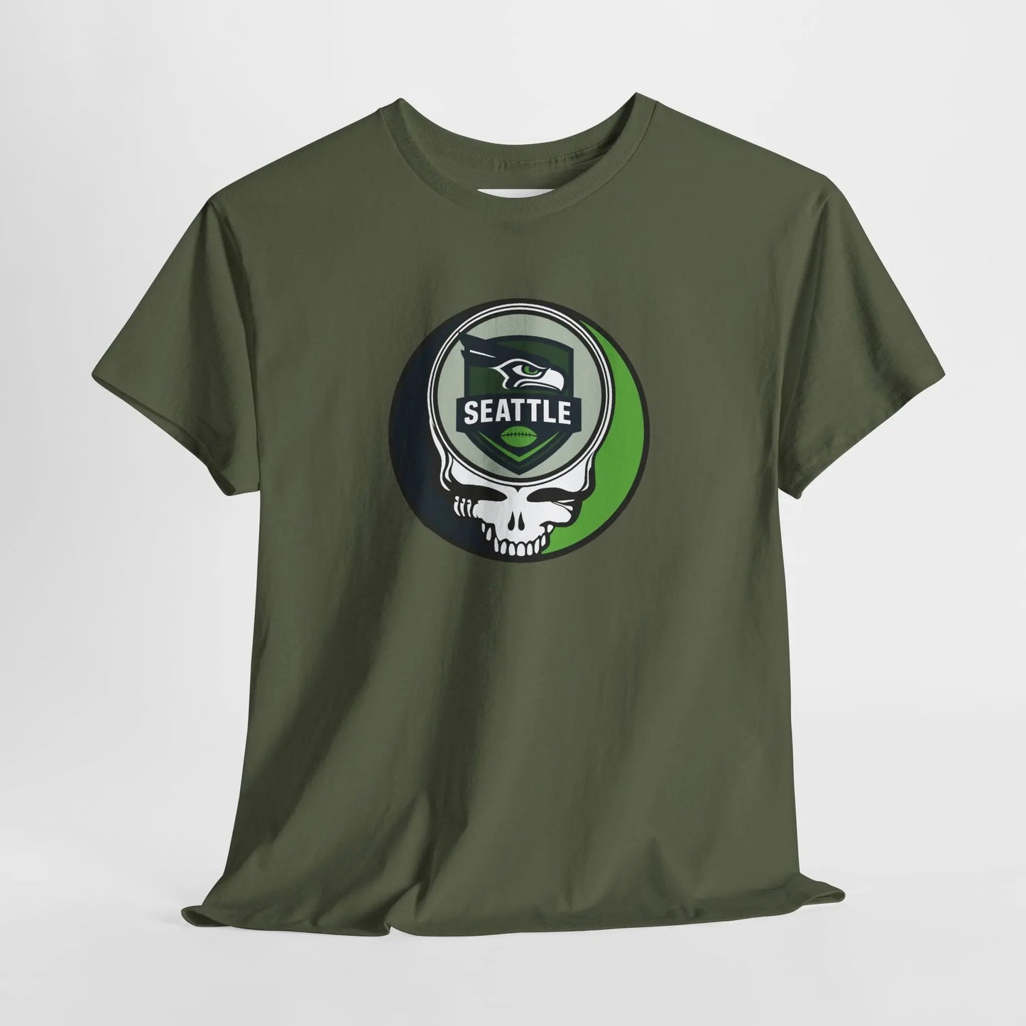 Seattle Seahawks Grateful Dead Steal Your Face T-Shirt NFL The Gridiron Collection