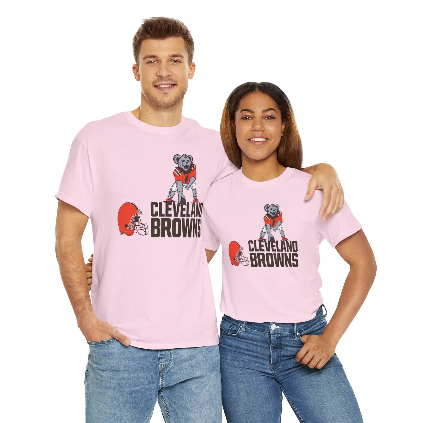 Cleveland Browns Dancing Bear Grateful Dead T-Shirt NFL