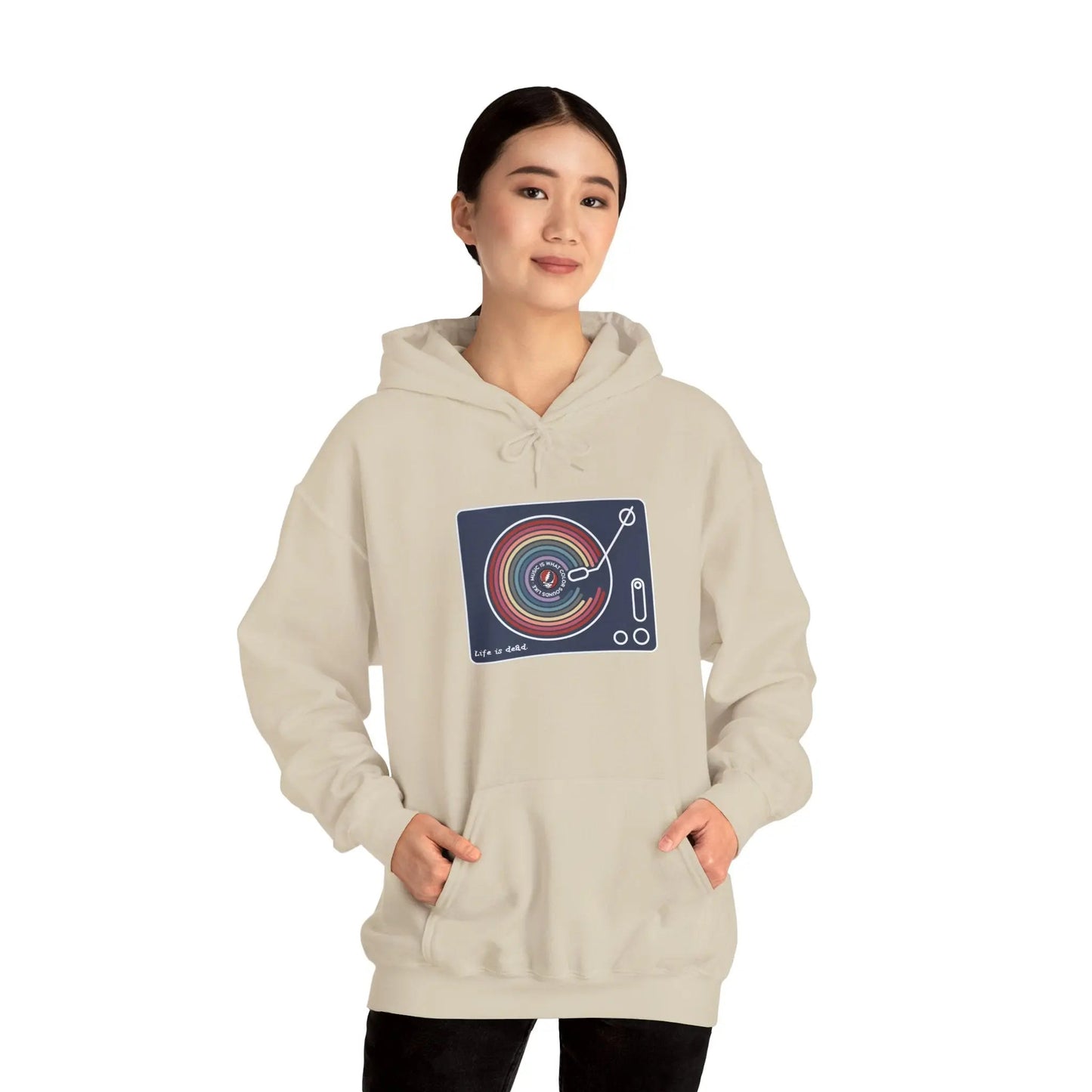 Life is dead Music Is What Colors Sound Like Unisex Hoodie Grateful Dead
