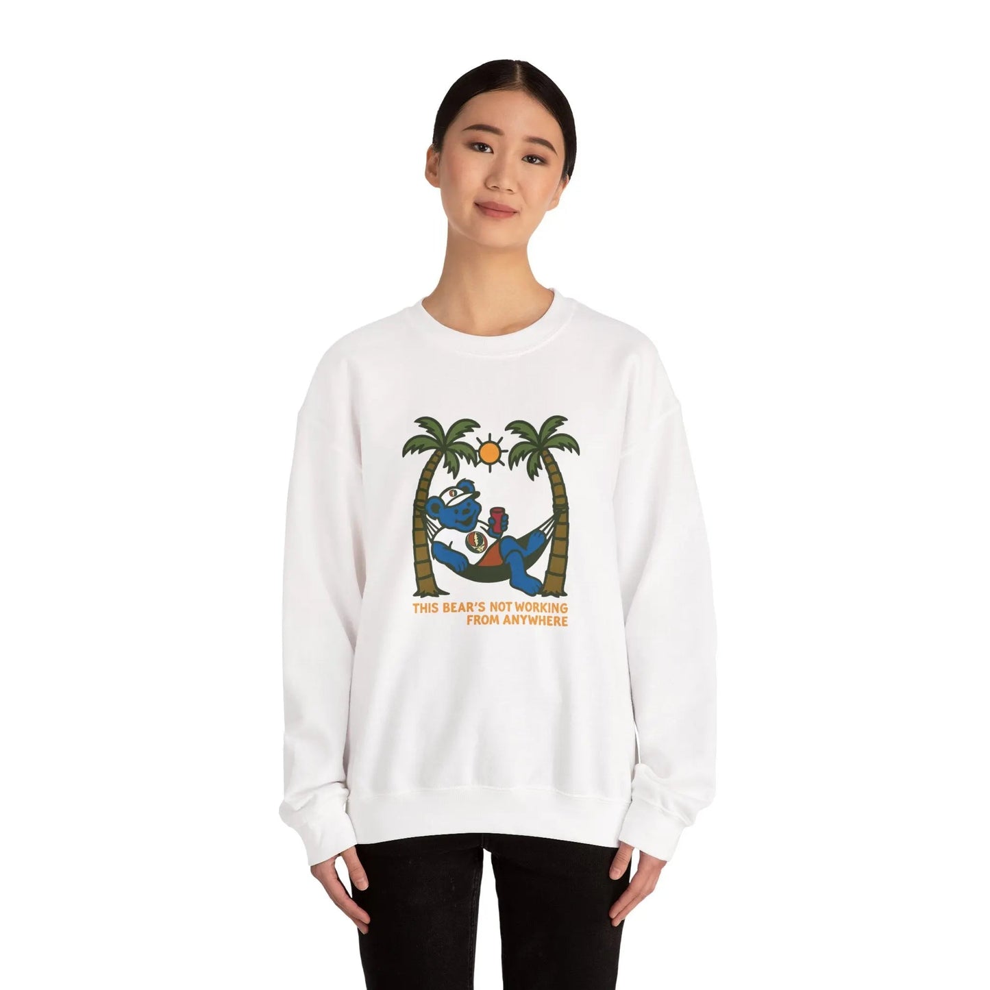 Crewneck Sweatshirt Heavy Blend Unisex Life is dead