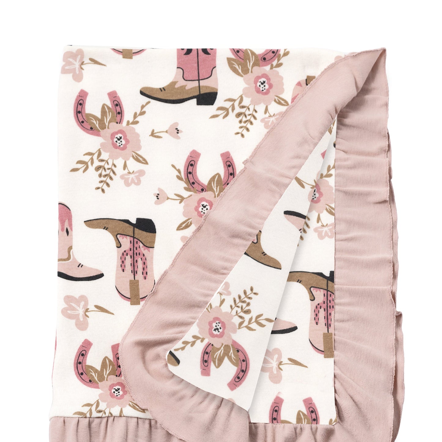 Cowgirl Western Print Blanket Baby Stroller Blanket Tesa Babe