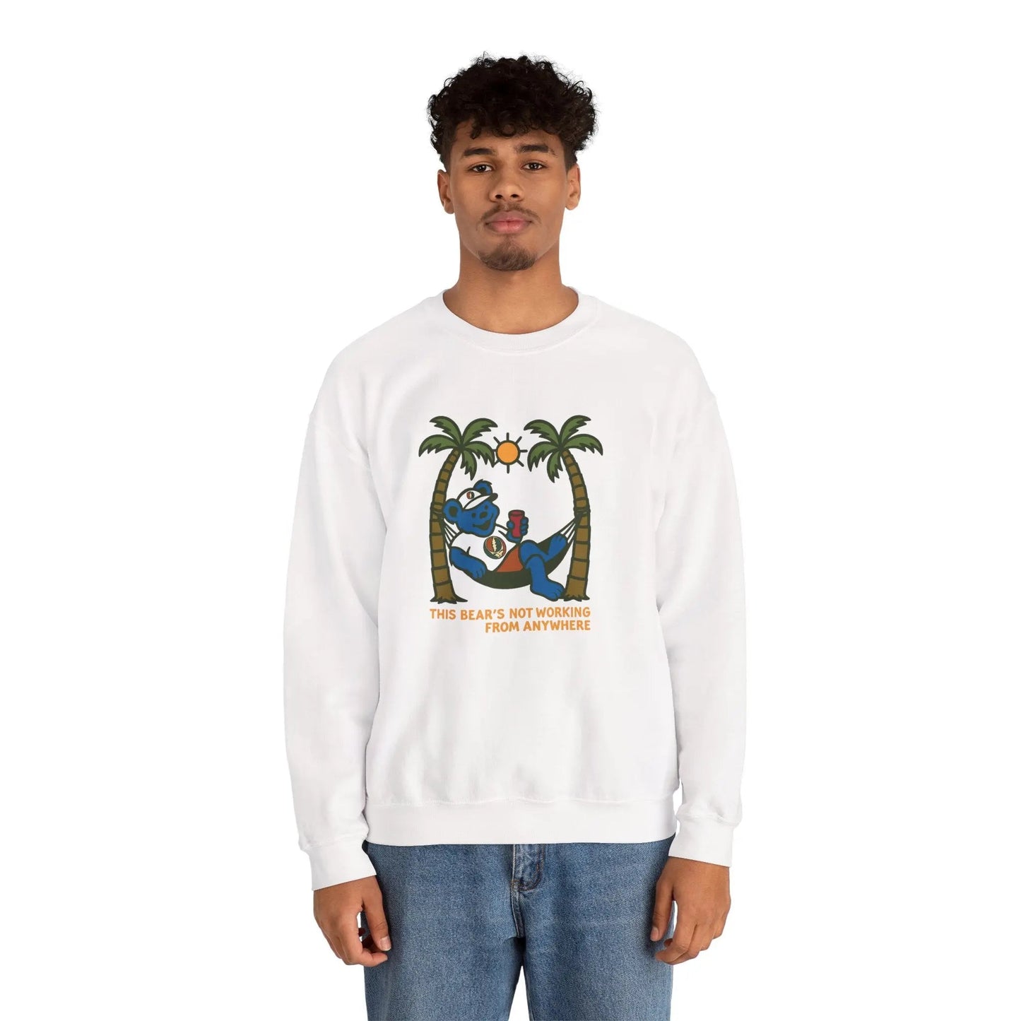 Crewneck Sweatshirt Heavy Blend Unisex Life is dead
