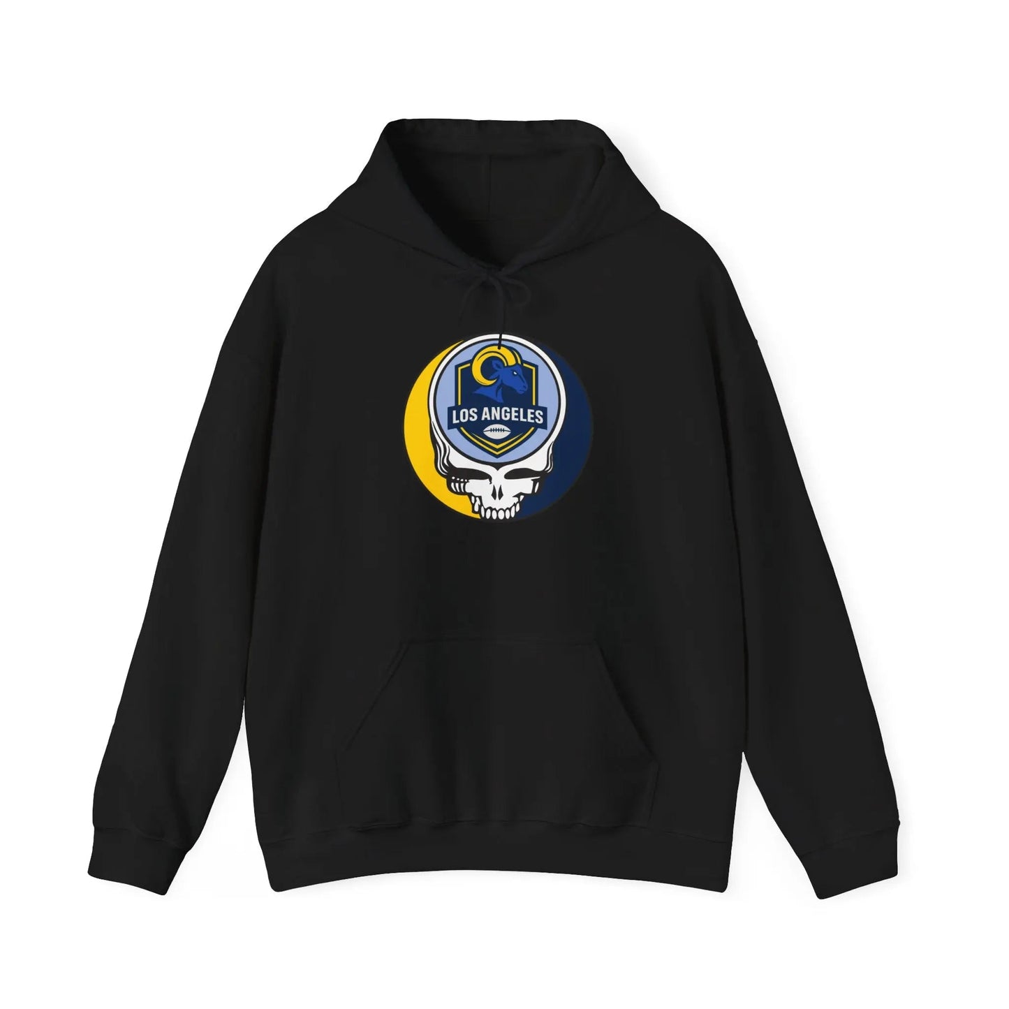 Los Angeles Rams Stealie Grateful Dead Hooded Sweatshirt NFL The Gridiron Collection
