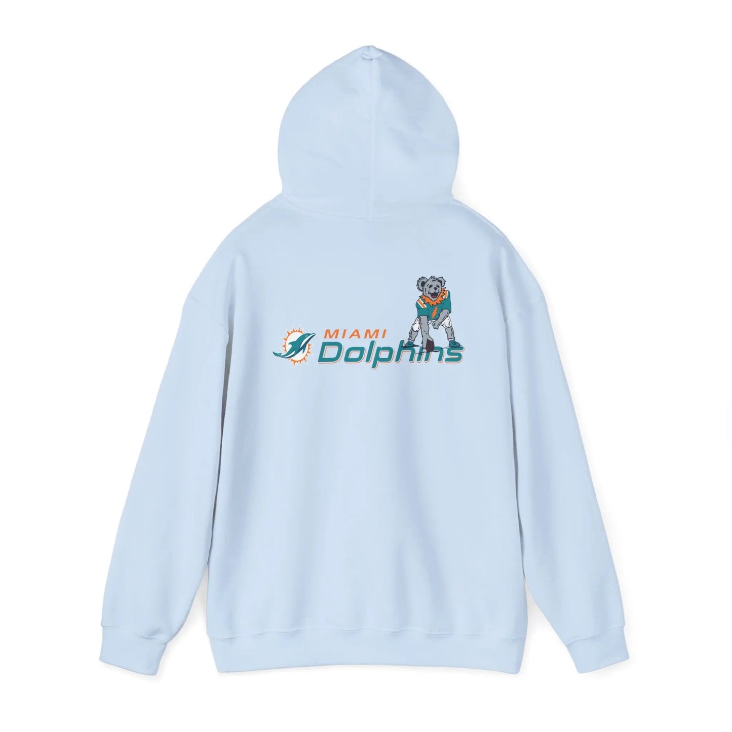 Miami Dolphins Dancing Bear Unisex Hoodie Two-Sided The Gridiron Collection