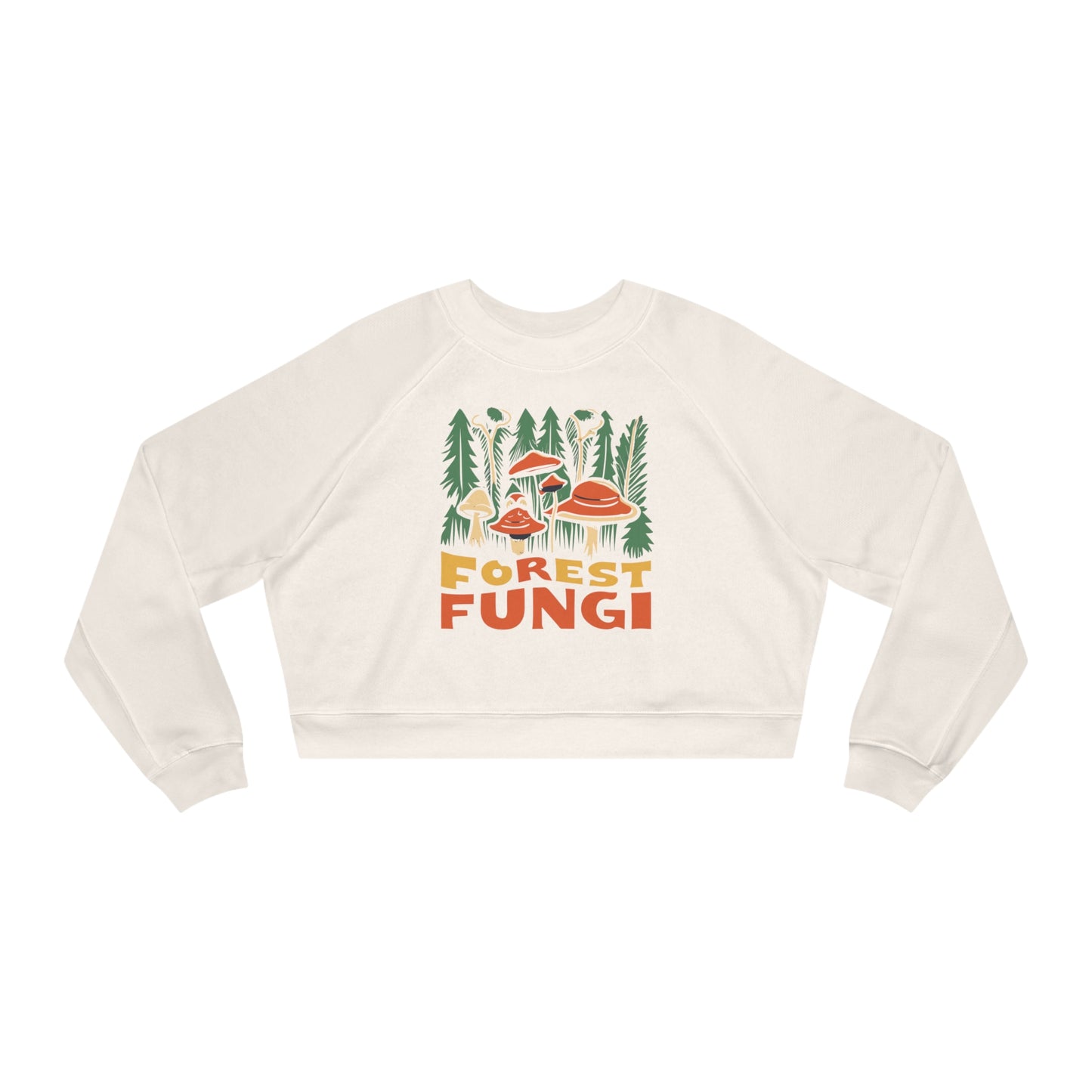 Frightening Forest Fungi Sweatshirt, Unique Mushroom Costume & Spooky Season Halloween Sweatshirt