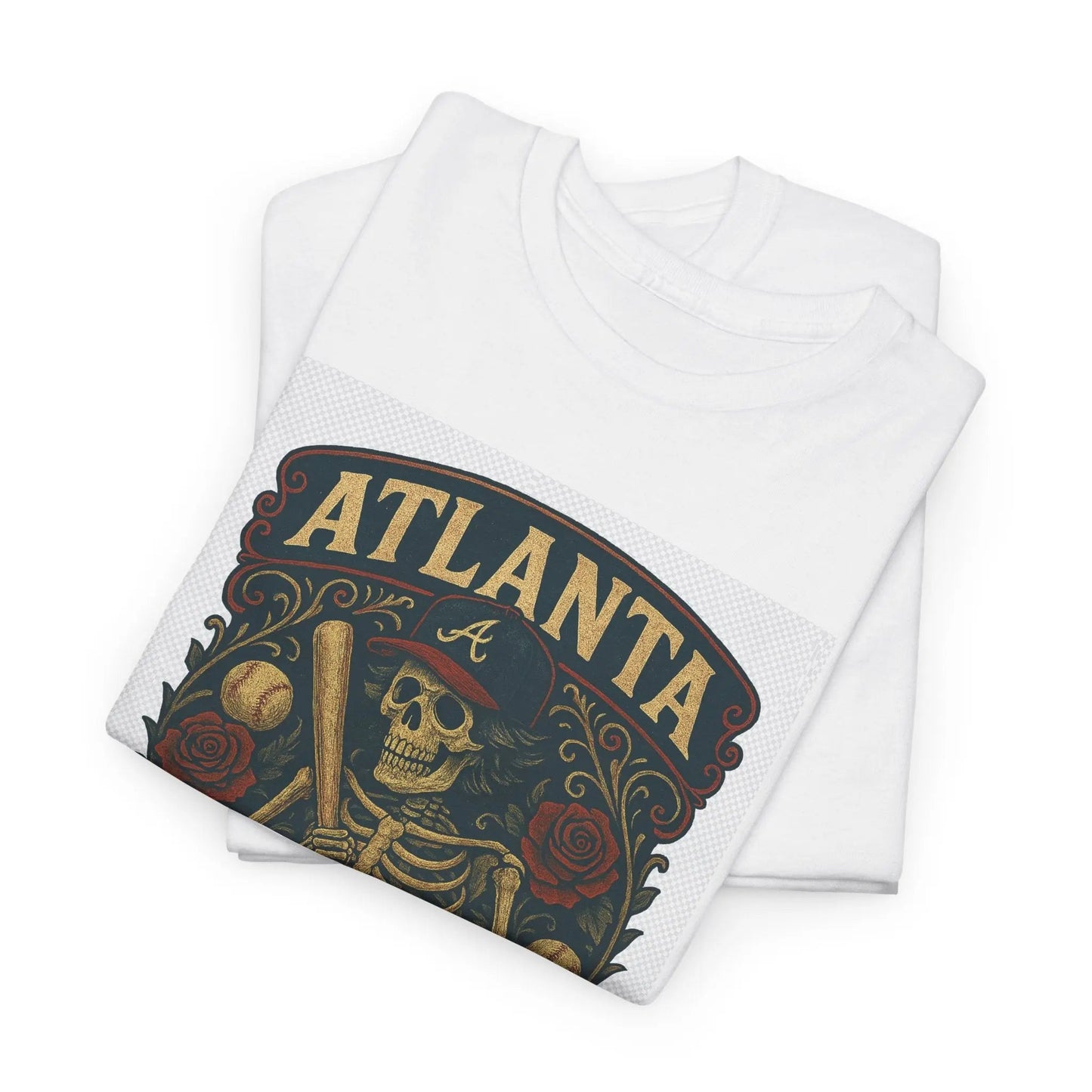 Atlanta Baseball Edition Retro Poster Art T-shirt The Ballpark Collection