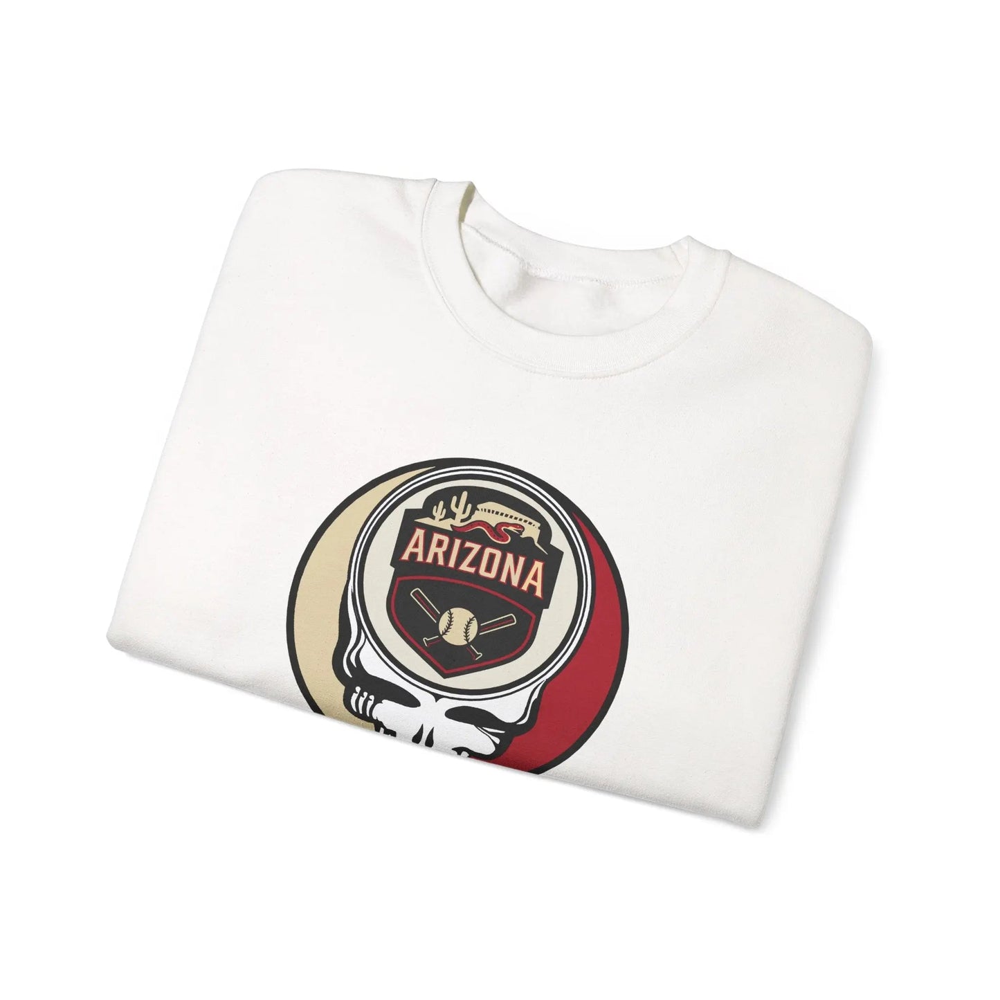 Grateful Dead Stealie Arizona Baseball Edition Crewneck Sweatshirt MLB