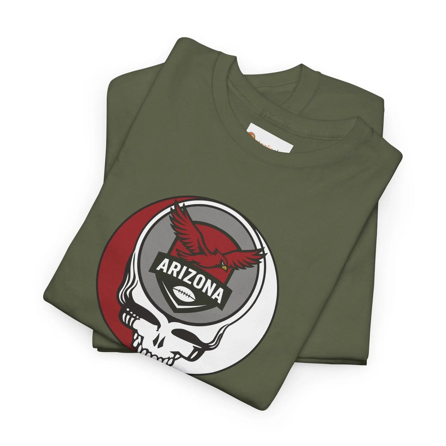 Arizona Cardinals Grateful Dead Steal Your Face T-Shirt NFL