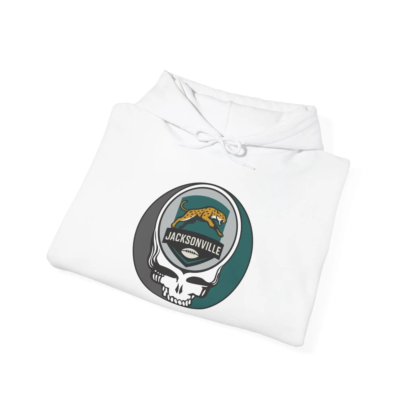 Jacksonville Jaguars Stealie Grateful Dead Hooded Sweatshirt NFL The Gridiron Collection