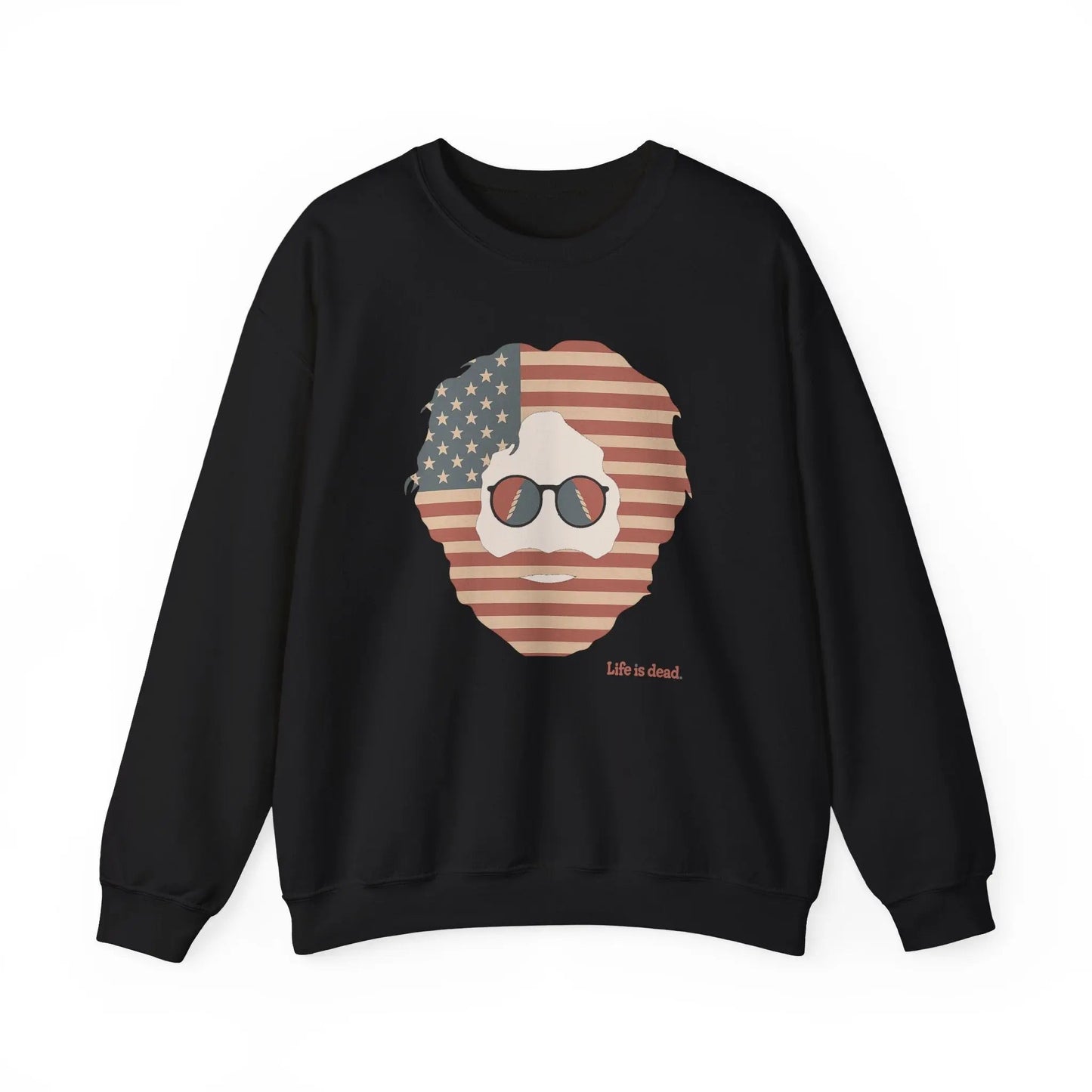 Stars & Stripes Jerry Life is dead Crewneck Sweatshirt
