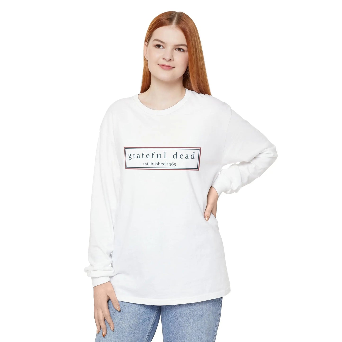 Grateful Dead Dancing Bear Garment-dyed Long Sleeve T-Shirt