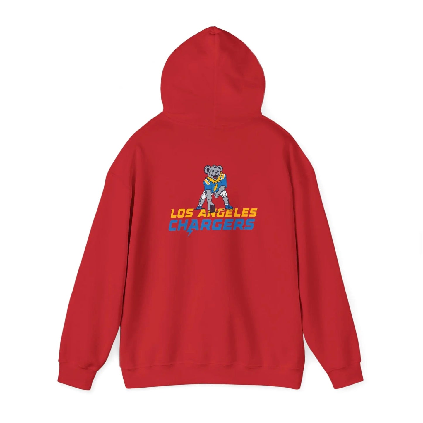 Los Angeles Chargers Dancing Bear Unisex Hoodie Two-Sided The Gridiron Collection
