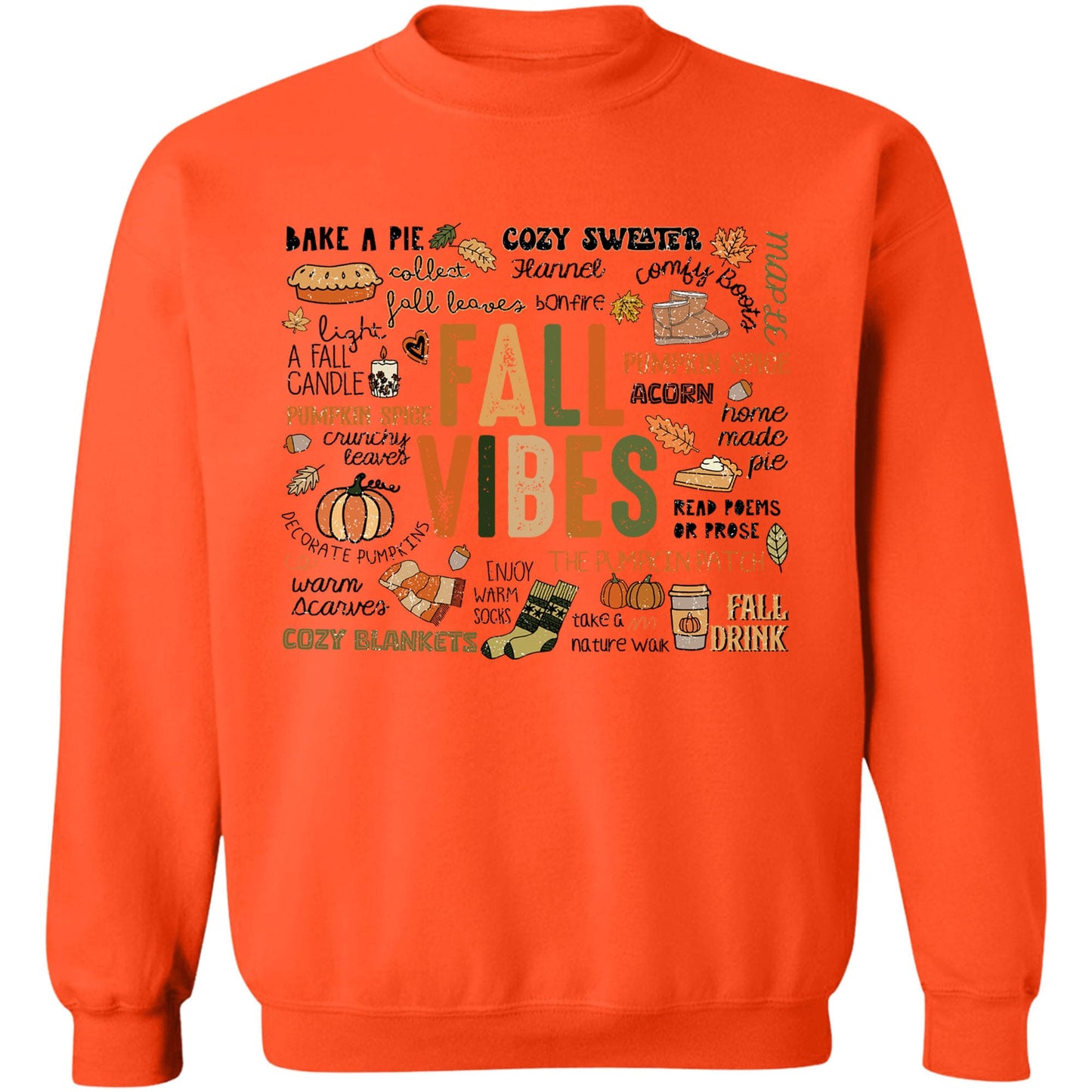 Retro Fall Vibes Shirt, Autumn Season Shirt, Fall Shirt, Halloween Shirt, Halloween Sweatshirt T1338