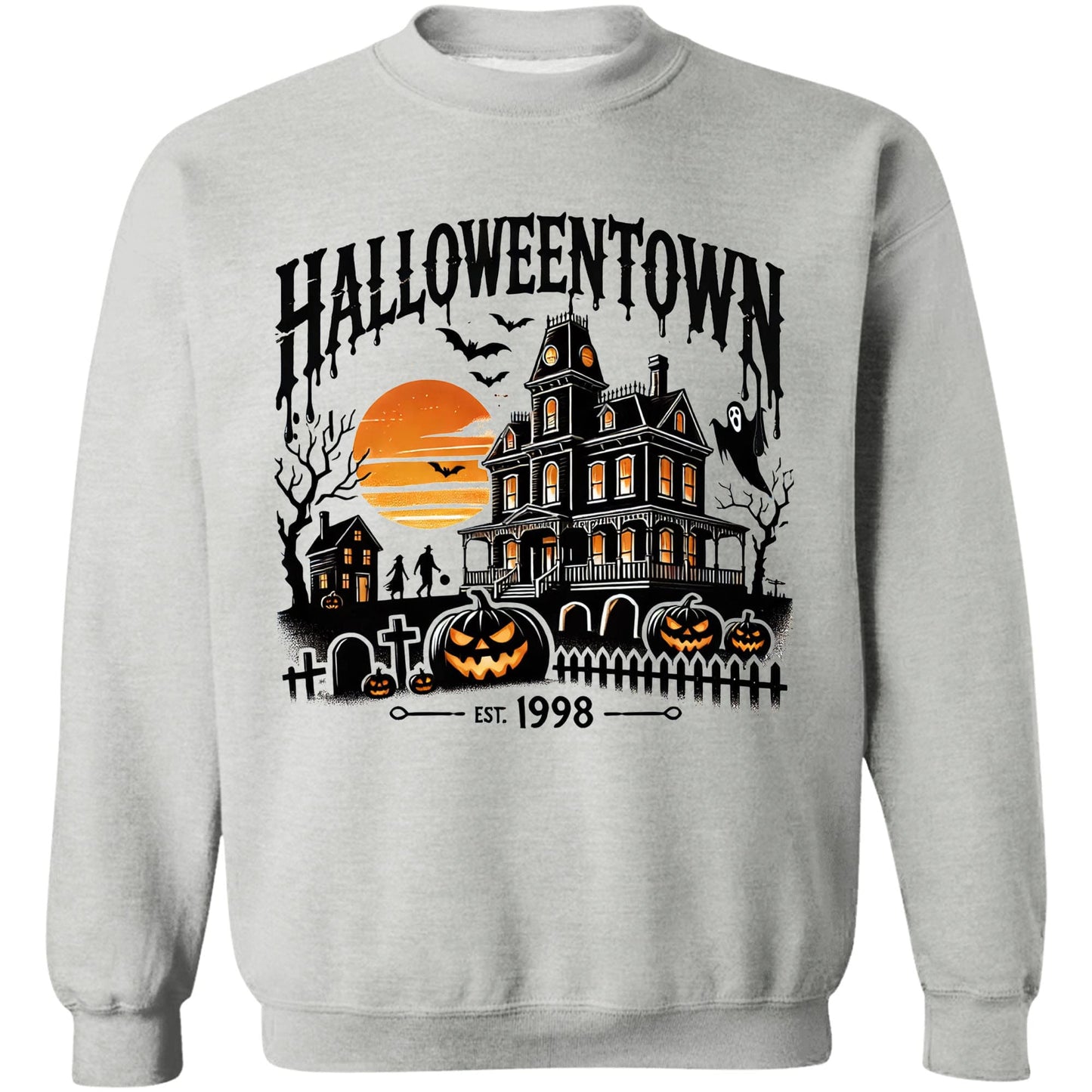 Haunting Halloweentown Shirt, Spooky Halloween Shirt, Fall Halloween Shirt, Halloween Sweatshirt T1344