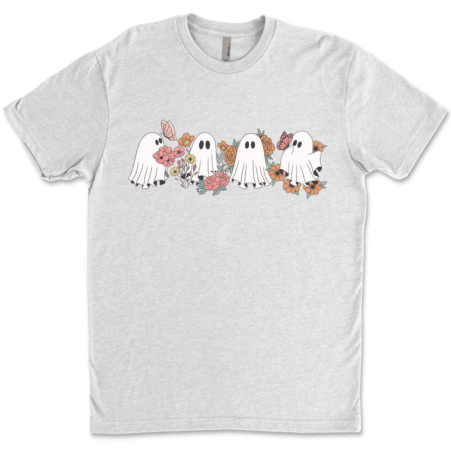 Retro Floral Ghosts Shirt, Cute Halloween Shirt, Halloween Sweatshirt T1358