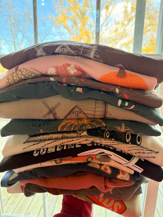 Mystery Graphic Tee and Crewneck Set Apparel Mystery Bag