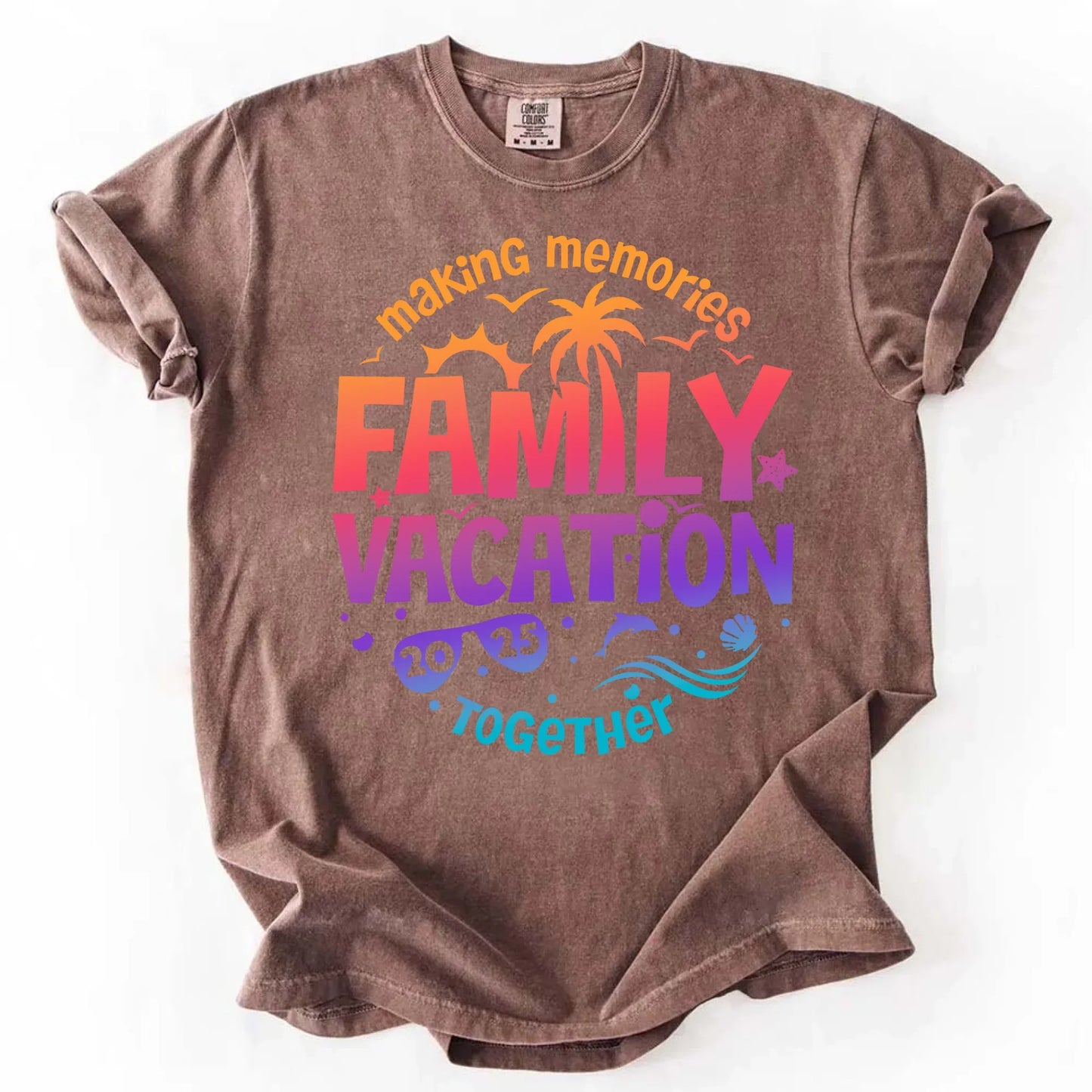 Family Vacation 2025 Matching Shirts Unisex Family Outfits