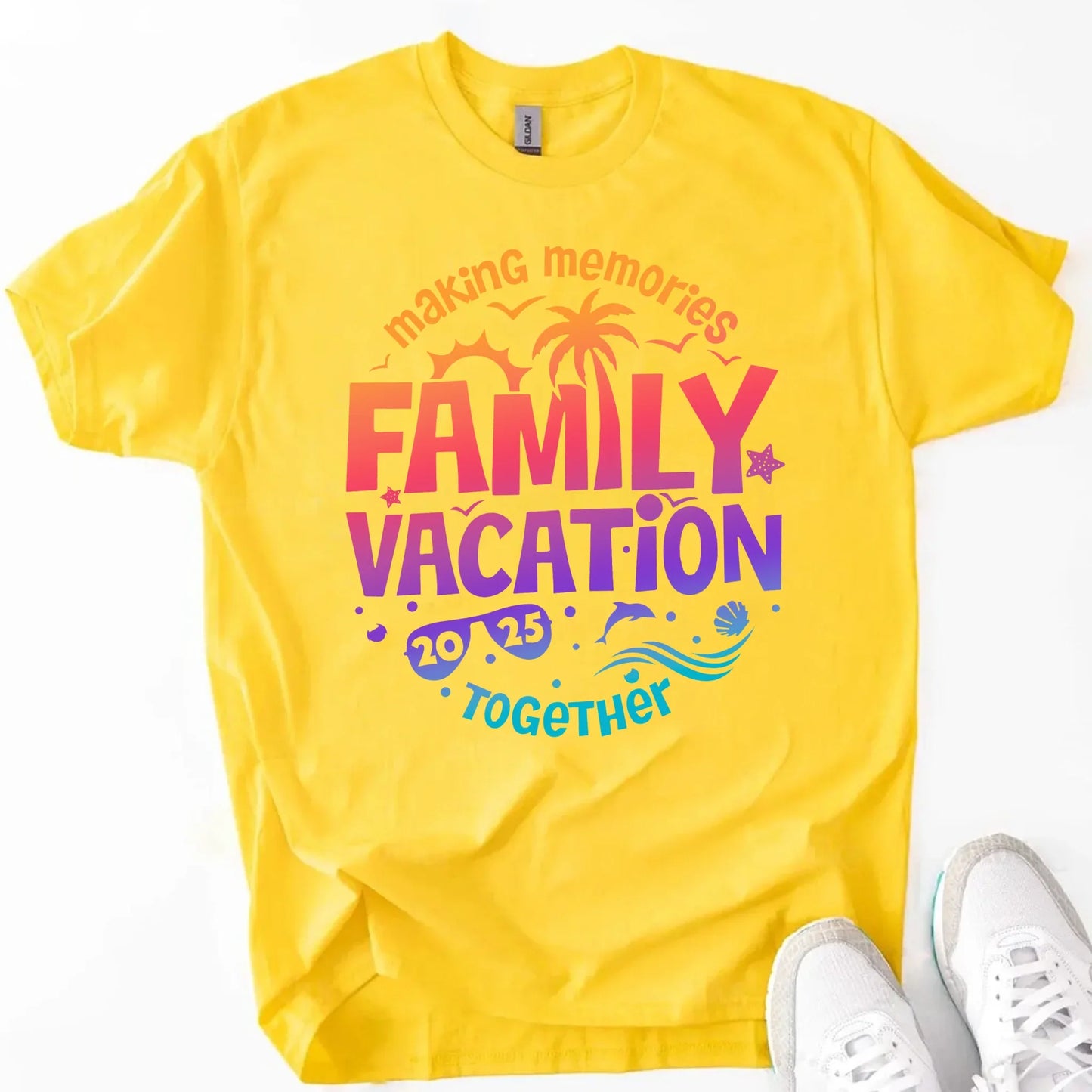 Family Vacation 2025 Matching Shirts Unisex Family Outfits