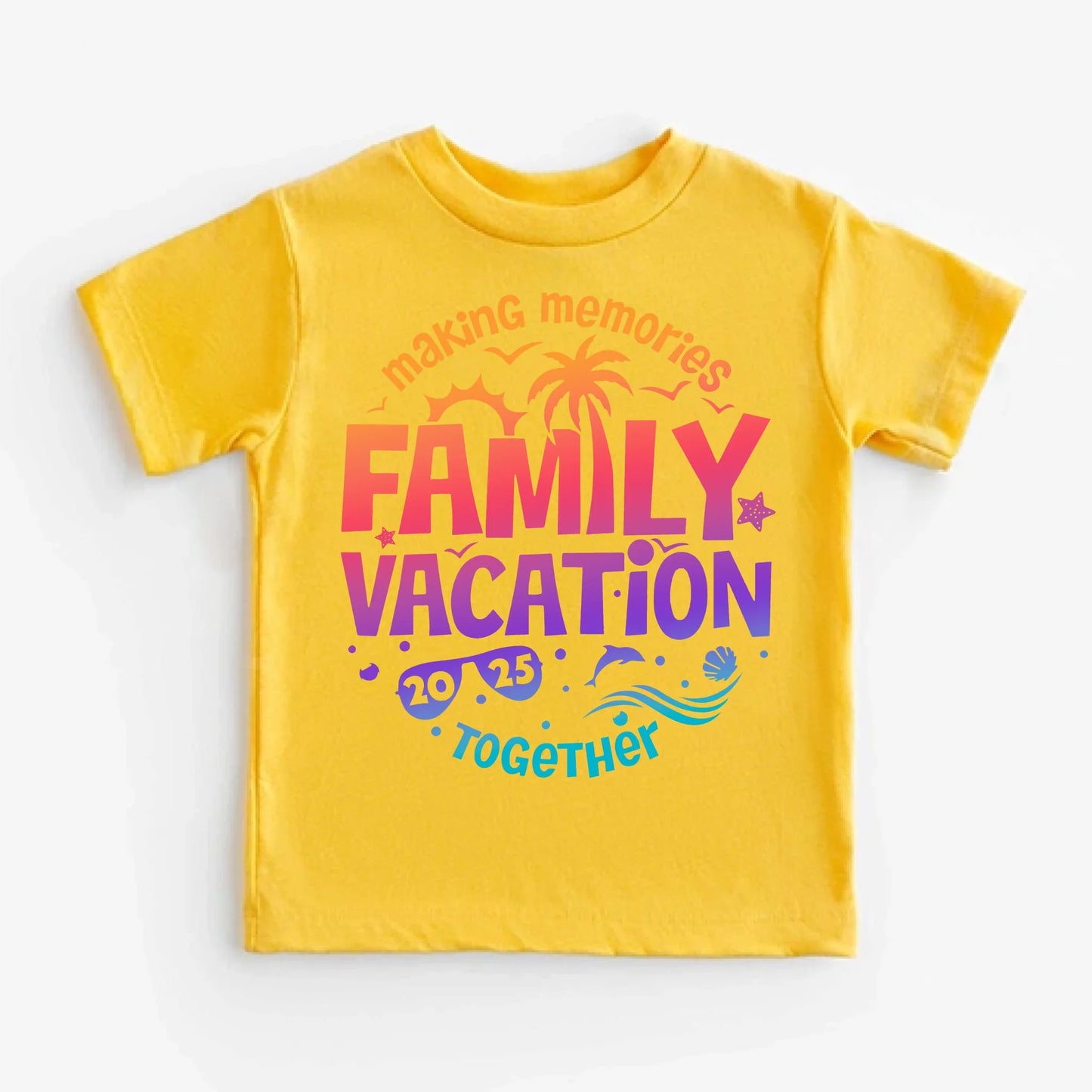 Family Vacation 2025 Shirts – Matching Outfits for Making Memories Together Kids