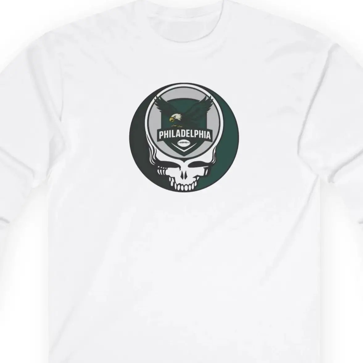 Philadelphia Eagles Grateful Dead Long Sleeve Tee Ultra Cotton Gridiron Collection