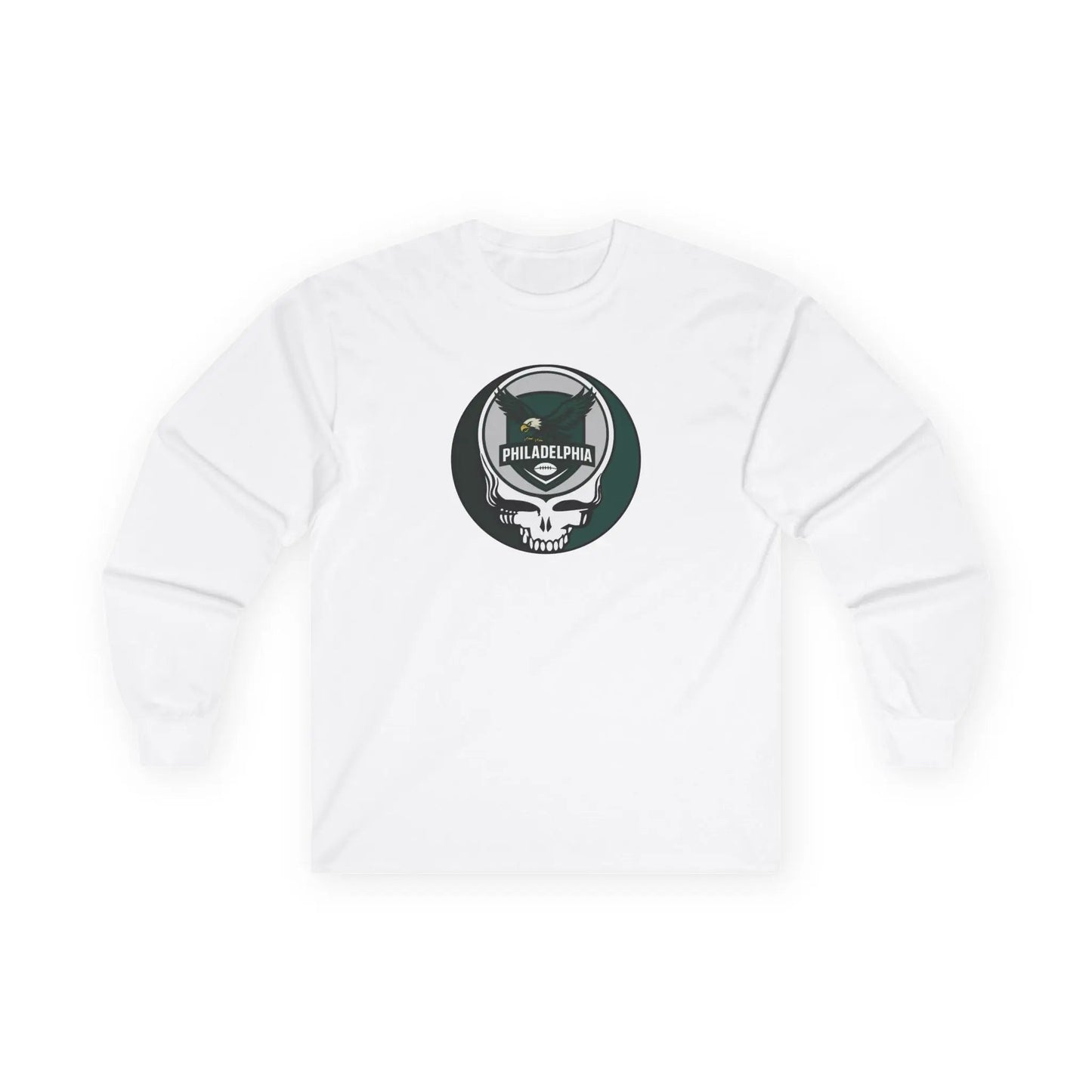 Philadelphia Eagles Grateful Dead Long Sleeve Tee Ultra Cotton Gridiron Collection