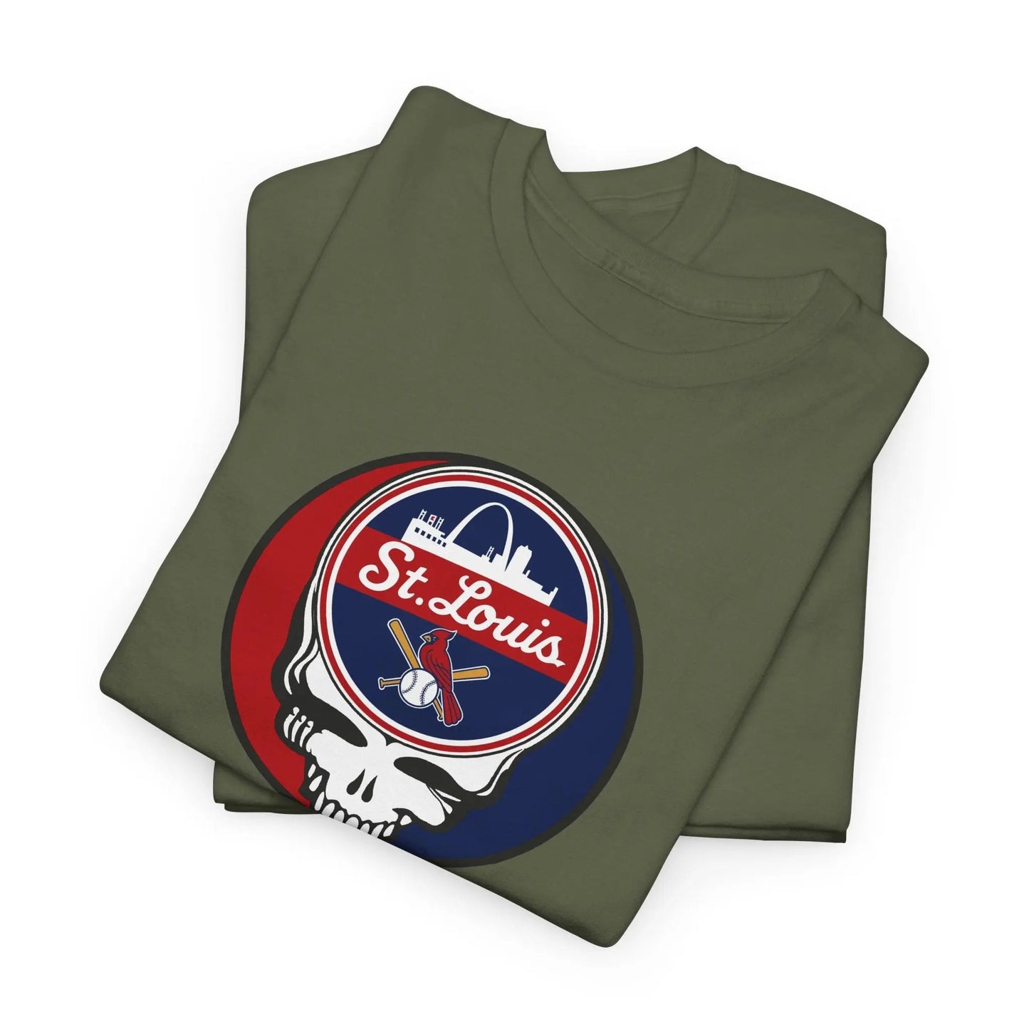 St. Louis Cardinals Steal Your Face T-Shirt Baseball Edition The Ballpark Collection