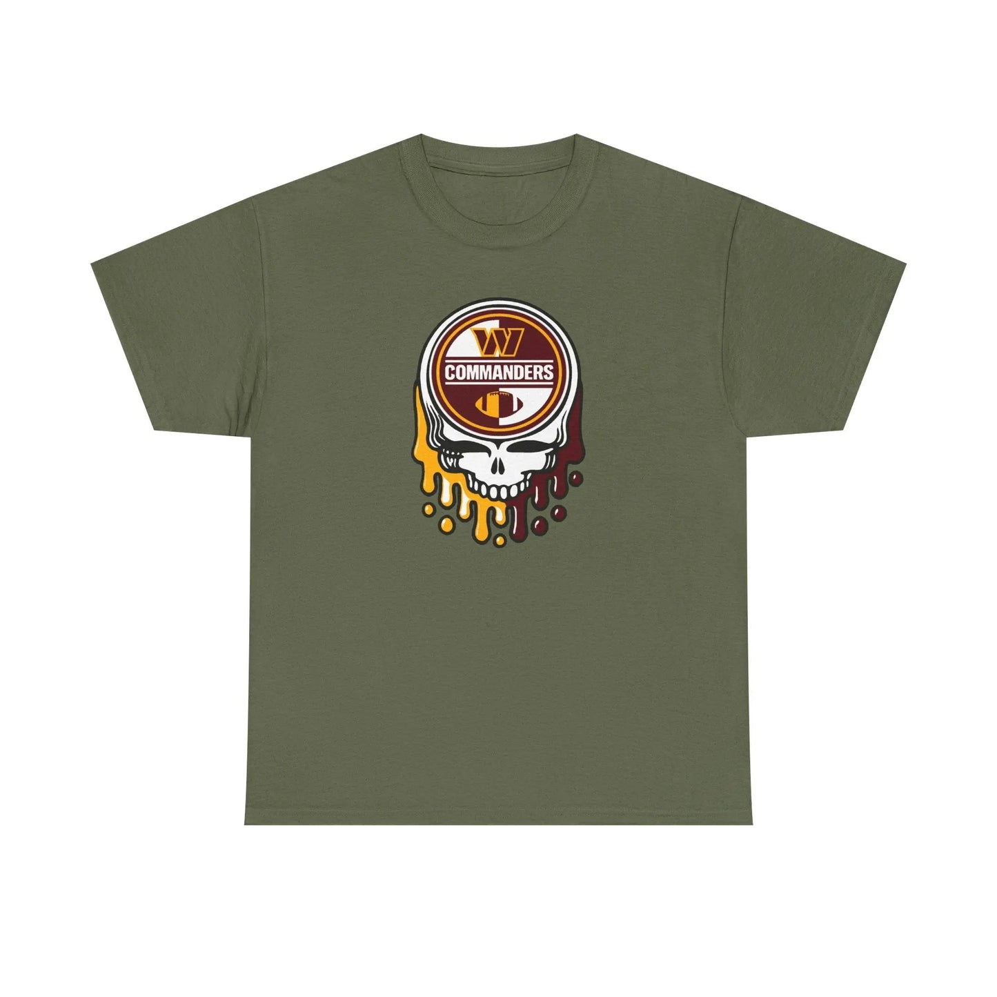Washington Commanders Grateful Dead Steal Your Face T-Shirt The Gridiron Collection