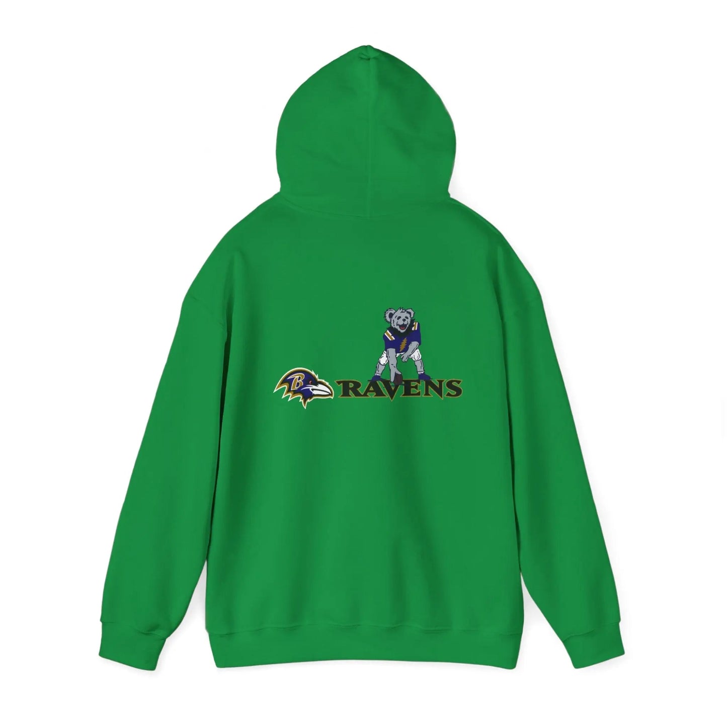 Baltimore Ravens Dancing Bear Unisex Hoodie Two-Sided The Gridiron Collection