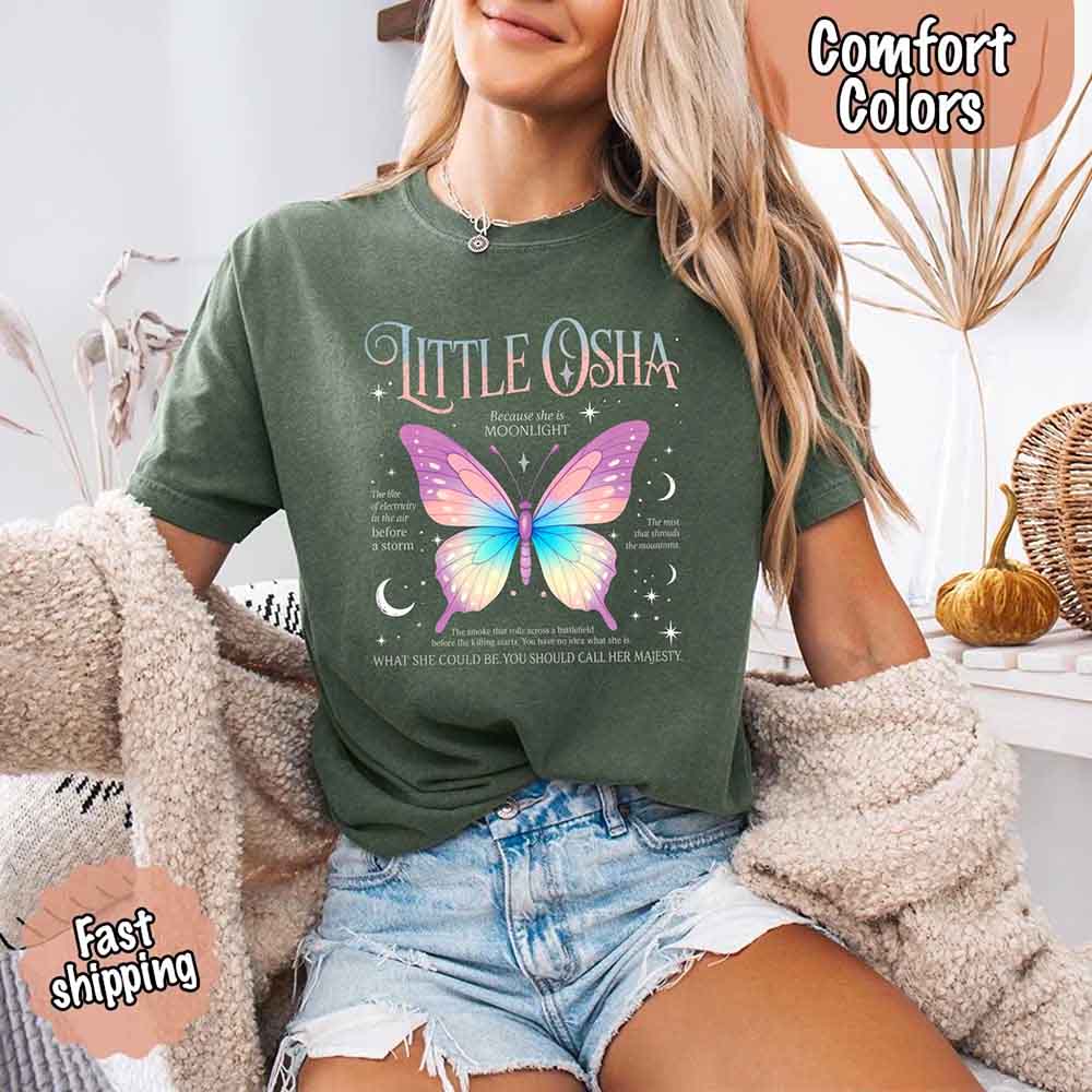 Butterfly Dreamscape Soft Comfort Colors T-Shirt for Women