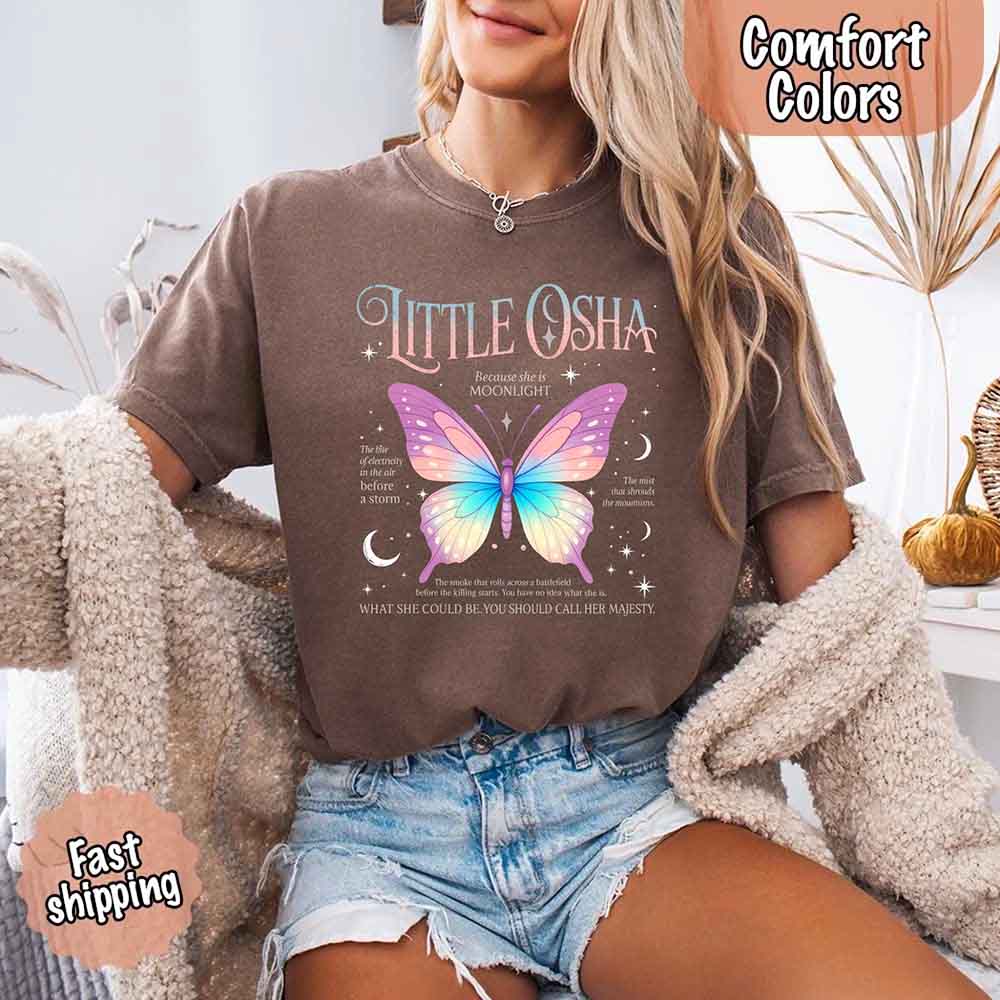 Butterfly Dreamscape Soft Comfort Colors T-Shirt for Women