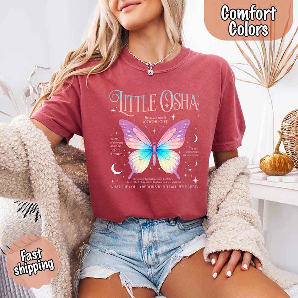 Butterfly Dreamscape Soft Comfort Colors T-Shirt for Women