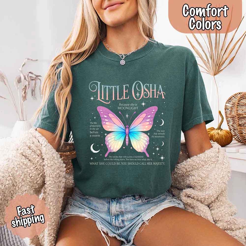 Butterfly Dreamscape Soft Comfort Colors T-Shirt for Women