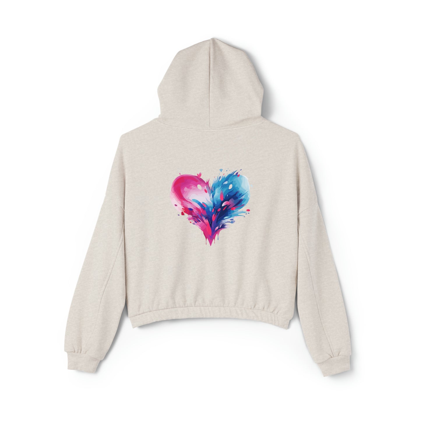 Valentine's best Gift, Women's Cinched Bottom Hoodie