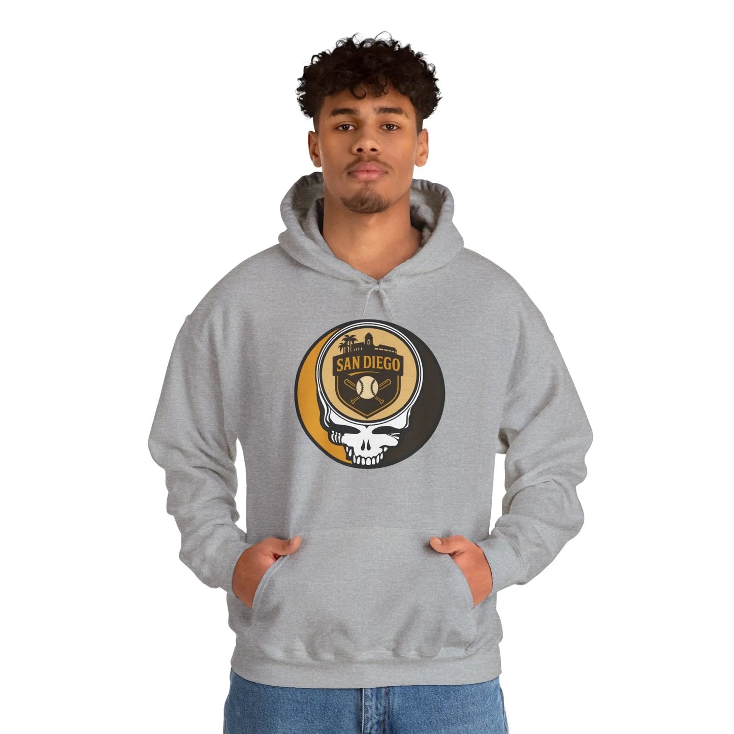 San Diego Baseball Edition Stealie Grateful Dead Unisex Heavy Blend Hoodie MLB