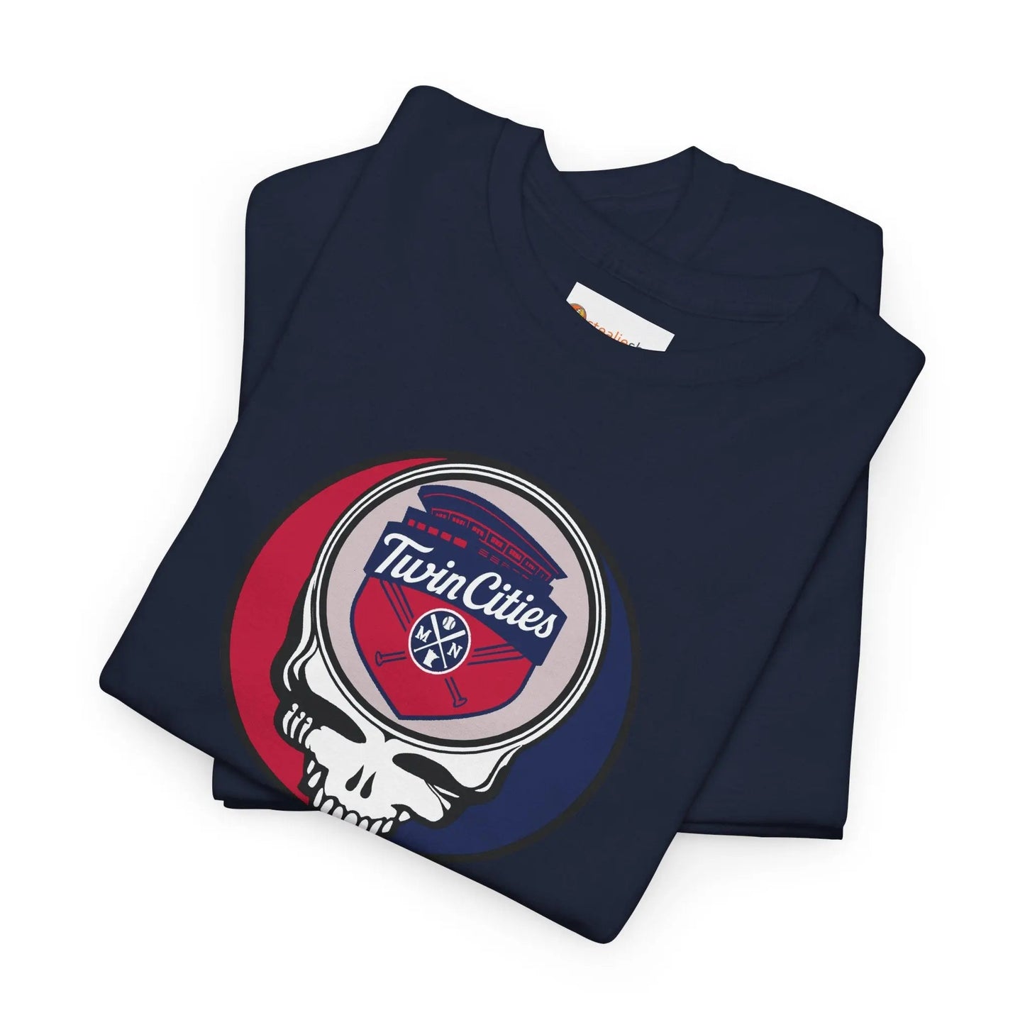 Minnesota Twins Grateful Dead 'Steal Your Face' Baseball T-Shirt MLB