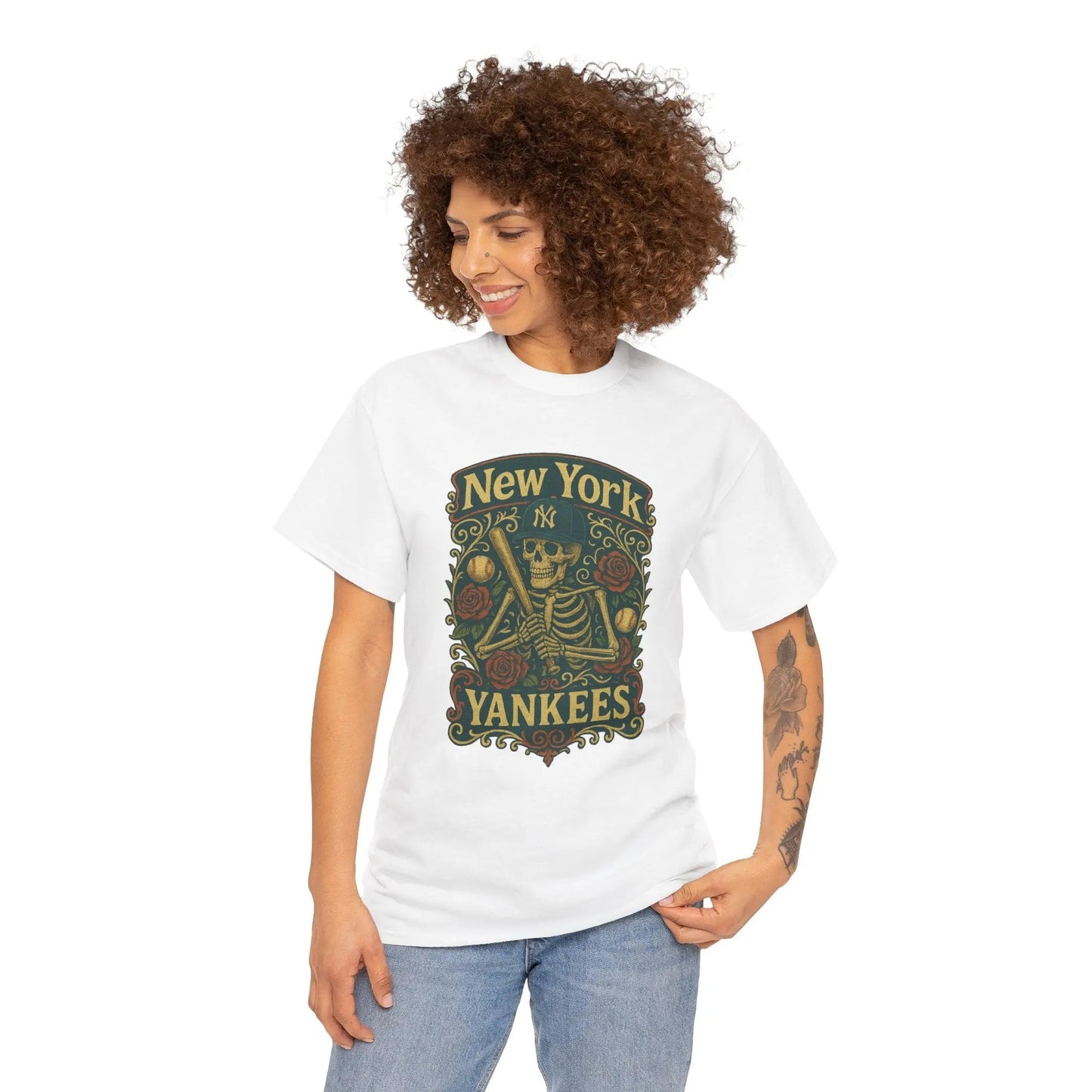 New York Baseball Edition Retro Poster Art T-shirt The Ballpark Collection