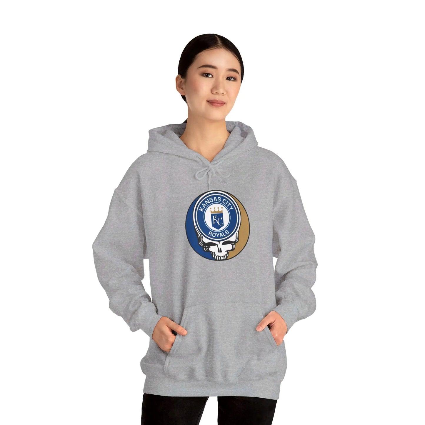 Kansas City Baseball Edition Heavy Blend Hoodie Unisex The Ballpark Collection Grateful Dead
