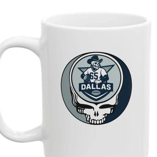 Dallas Cowboys Stealie Ceramic Coffee Mug Durable White NFL