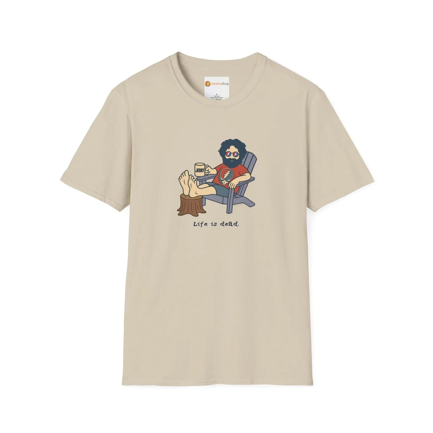 Life is Dead Adirondack Jerry T-Shirt Grateful Dead
