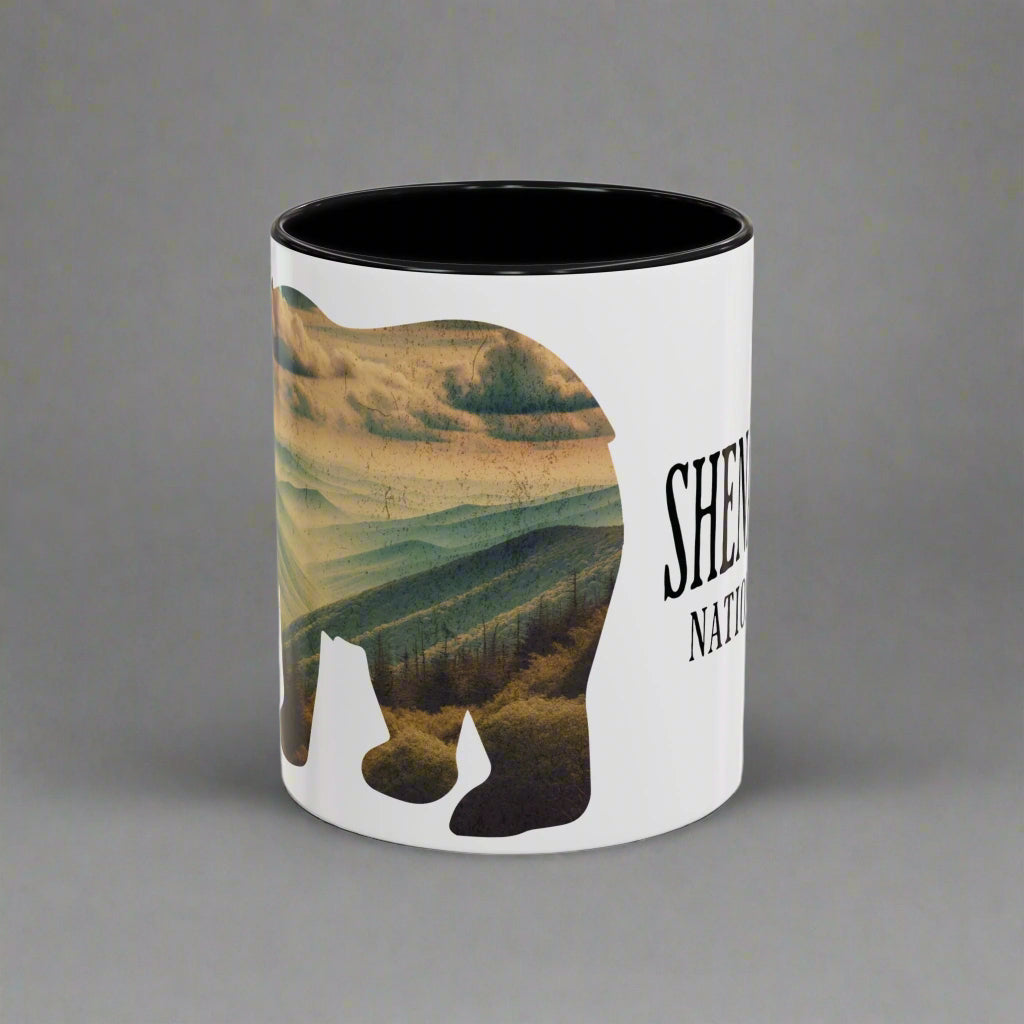 Shenandoah National Park Colored Accent Coffee Mug 11oz 15oz