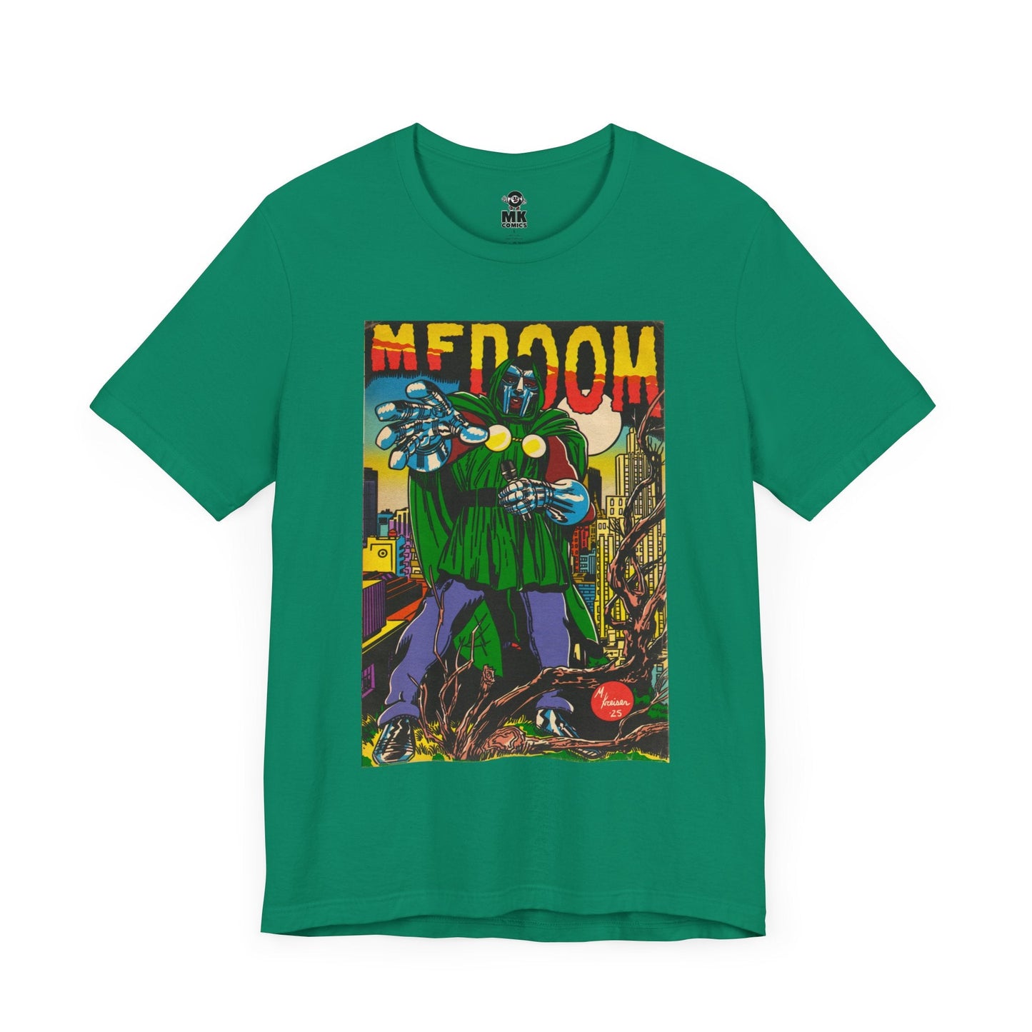 DOOM Comic Book Art Unisex Jersey T-Shirt