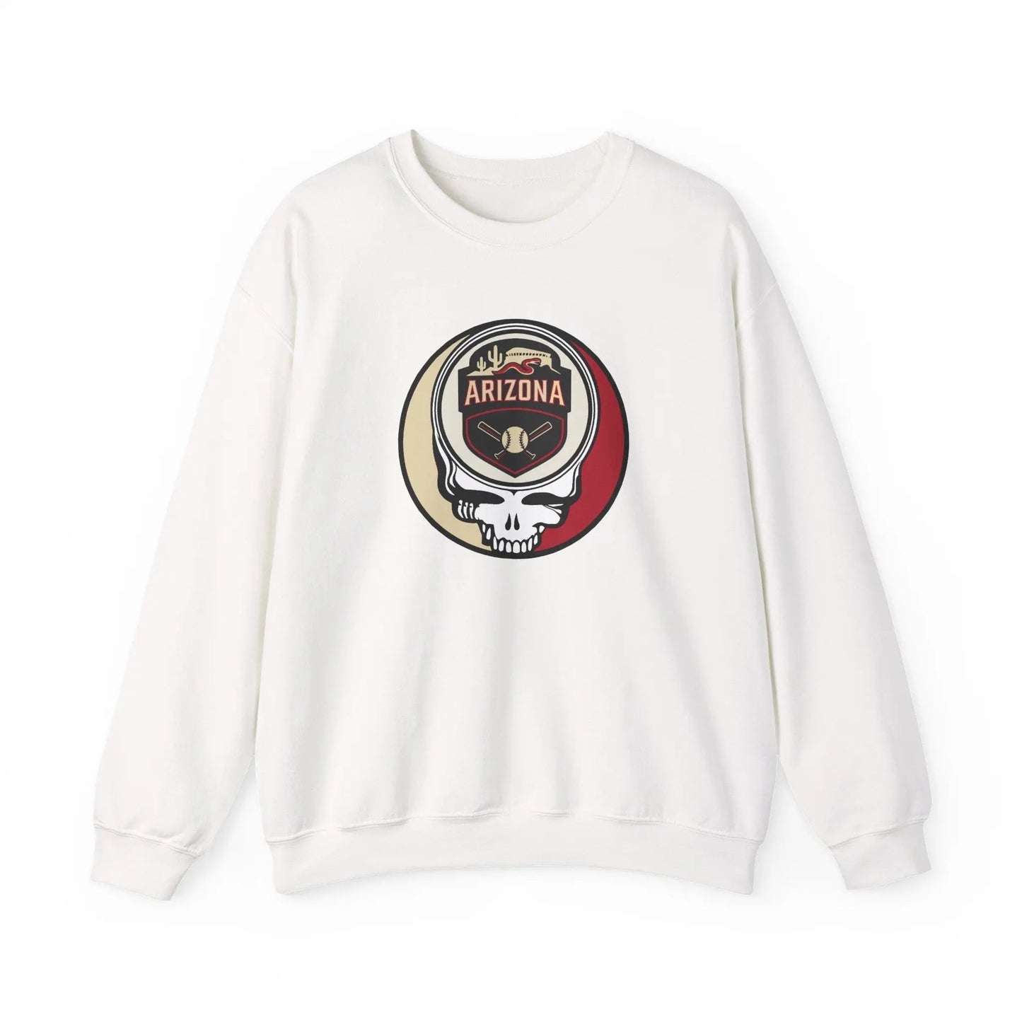 Grateful Dead Stealie Arizona Baseball Edition Crewneck Sweatshirt MLB