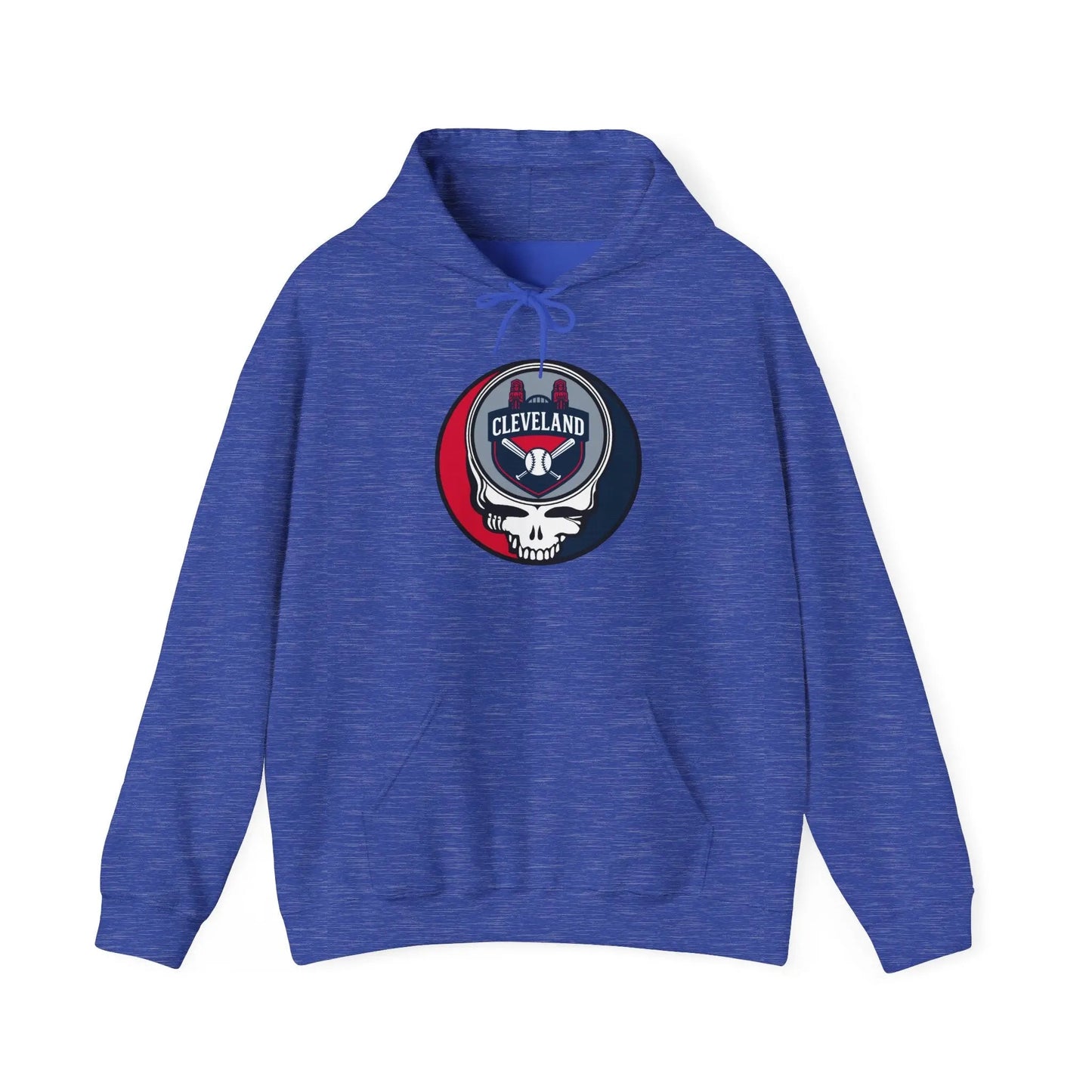 Grateful Dead Unisex Heavy Blend Hoodie Cleveland Baseball Edition The Ballpark Collection