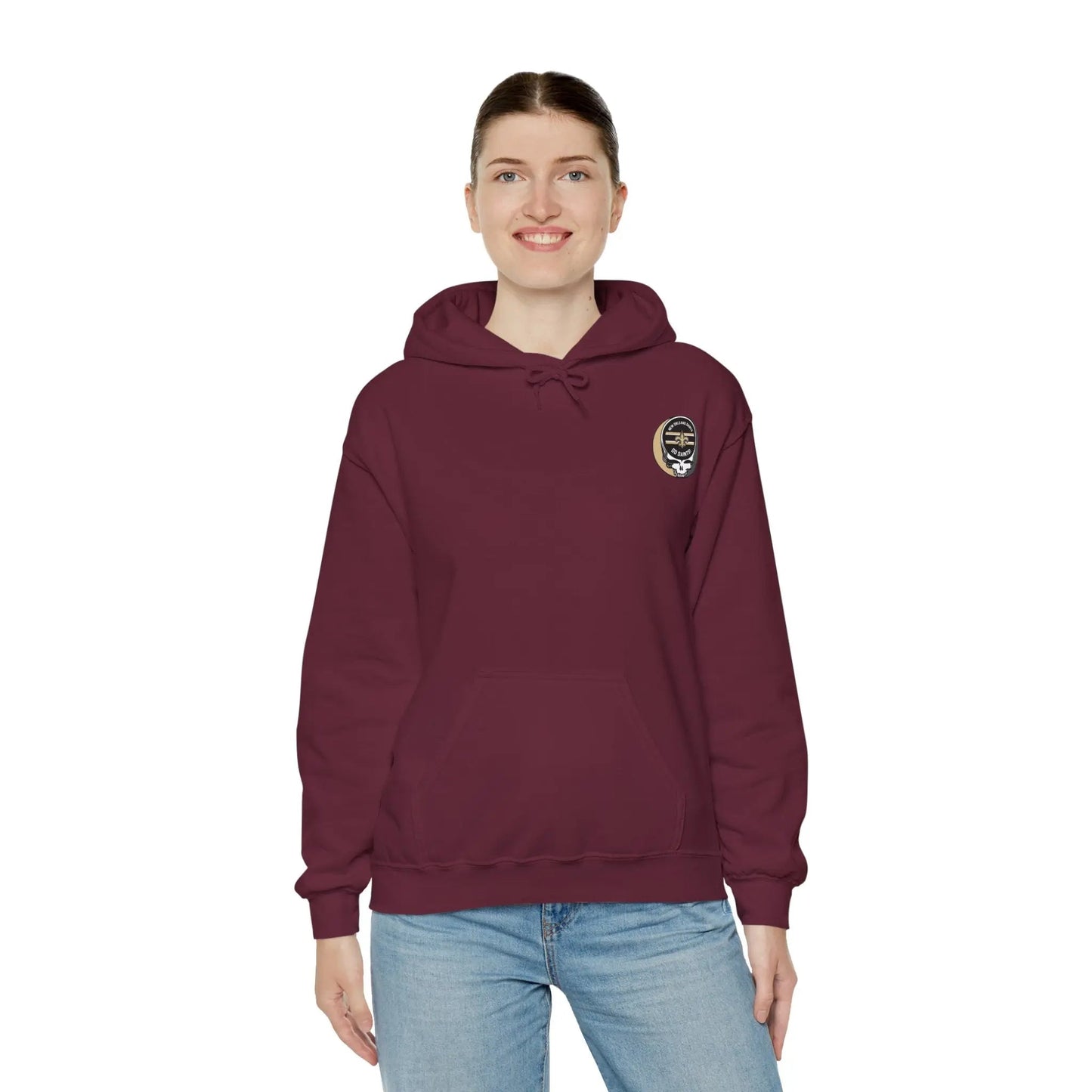 New Orleans Saints Dancing Bear Unisex Hoodie Two-Sided The Gridiron Collection