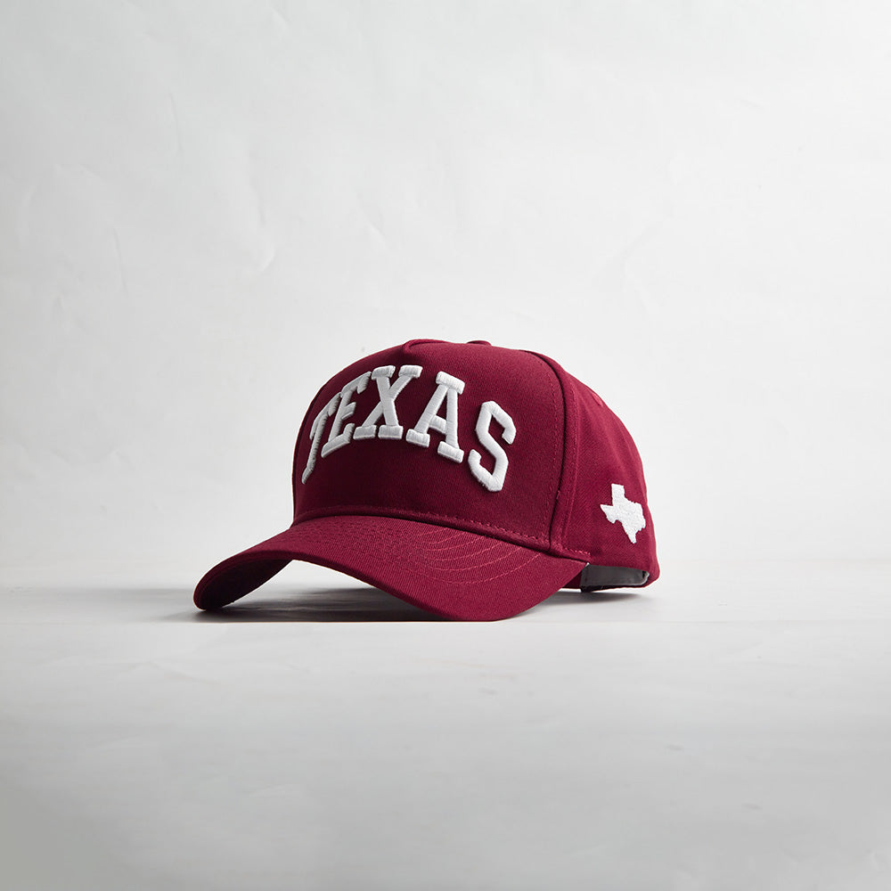 Texas Legacy Snapback Maroon Trucker Hat Destination Hat Co.