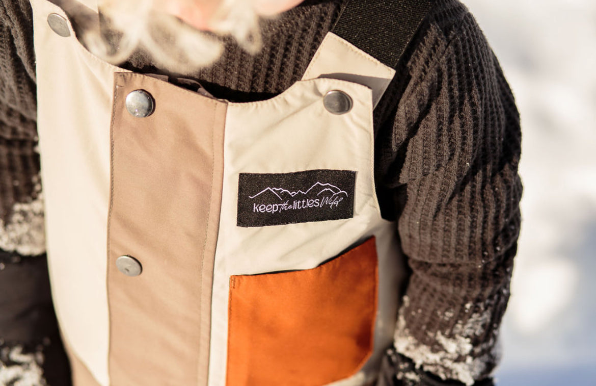 Waterproof Adjustable Snow Bib for Youth and Toddler