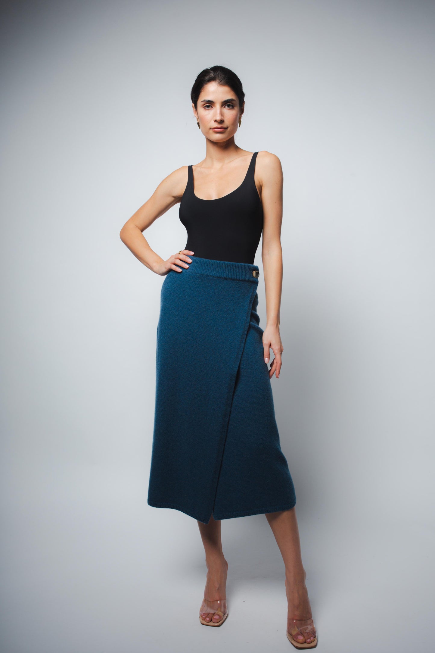 LOLA TANK BODYSUIT IN BLACK